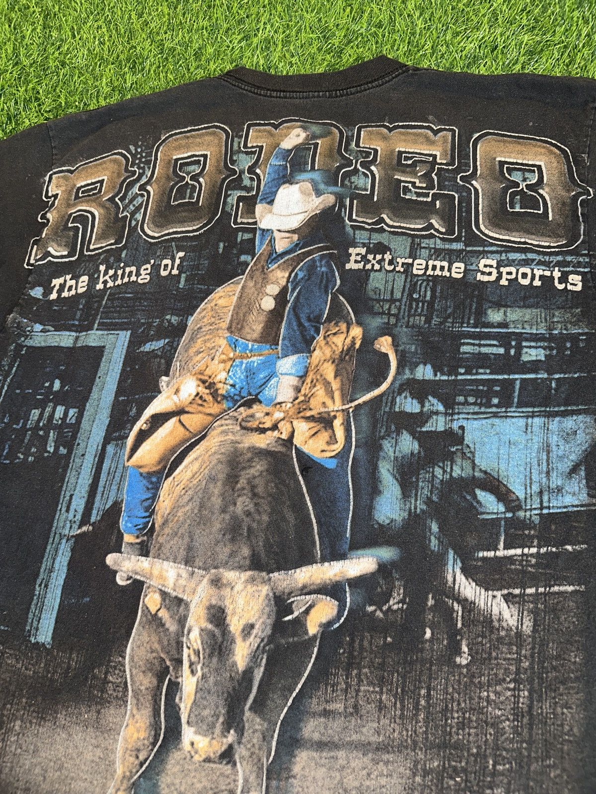 Cowboy Equipment Y2k rodeo cowboy western bull rider tee shirt size XL Size US XL / EU 56 / 4 - 3 Thumbnail