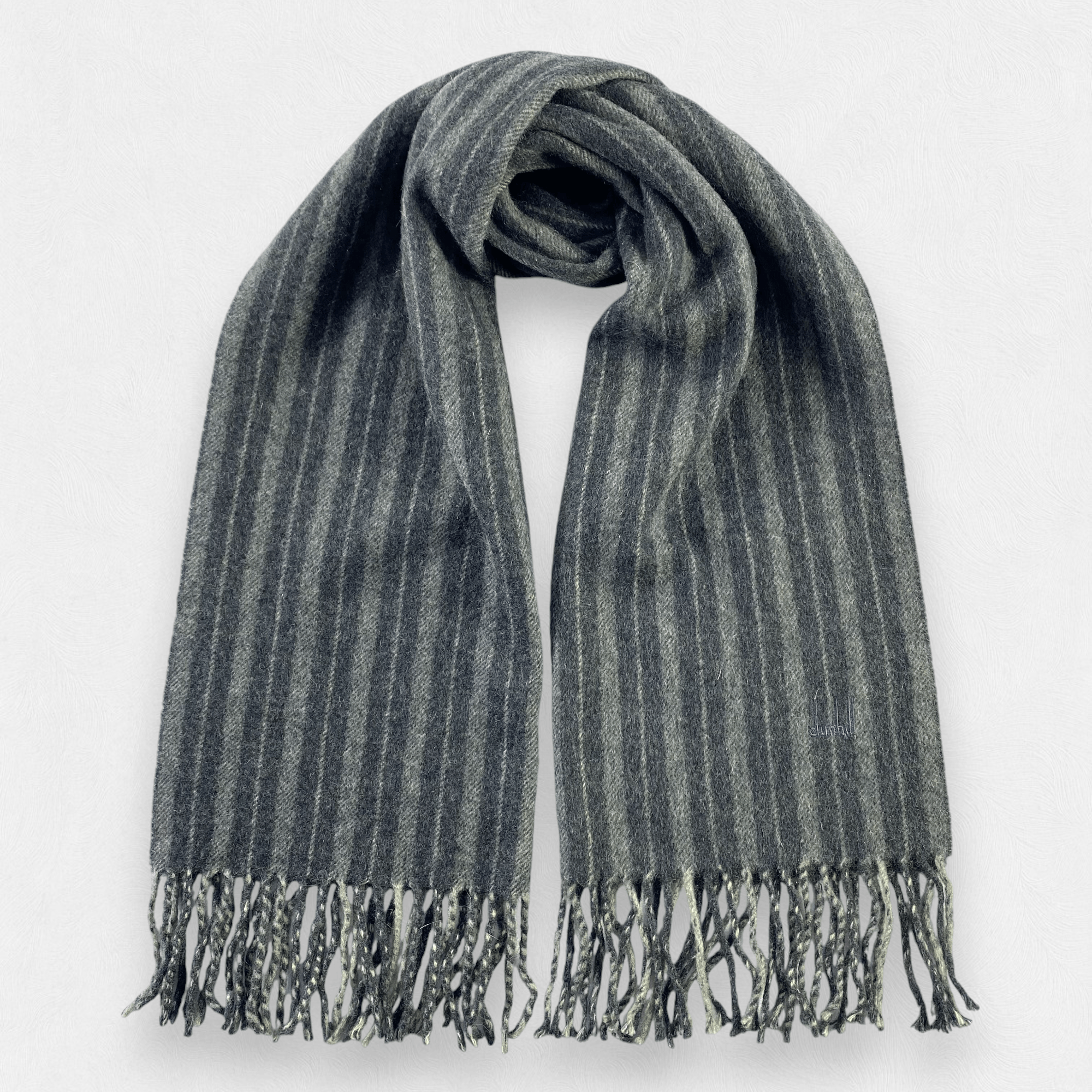Alfred Dunhill Dunhill Scarf Neck Wrap Cashmere Muffler Size ONE SIZE - 1 Thumbnail