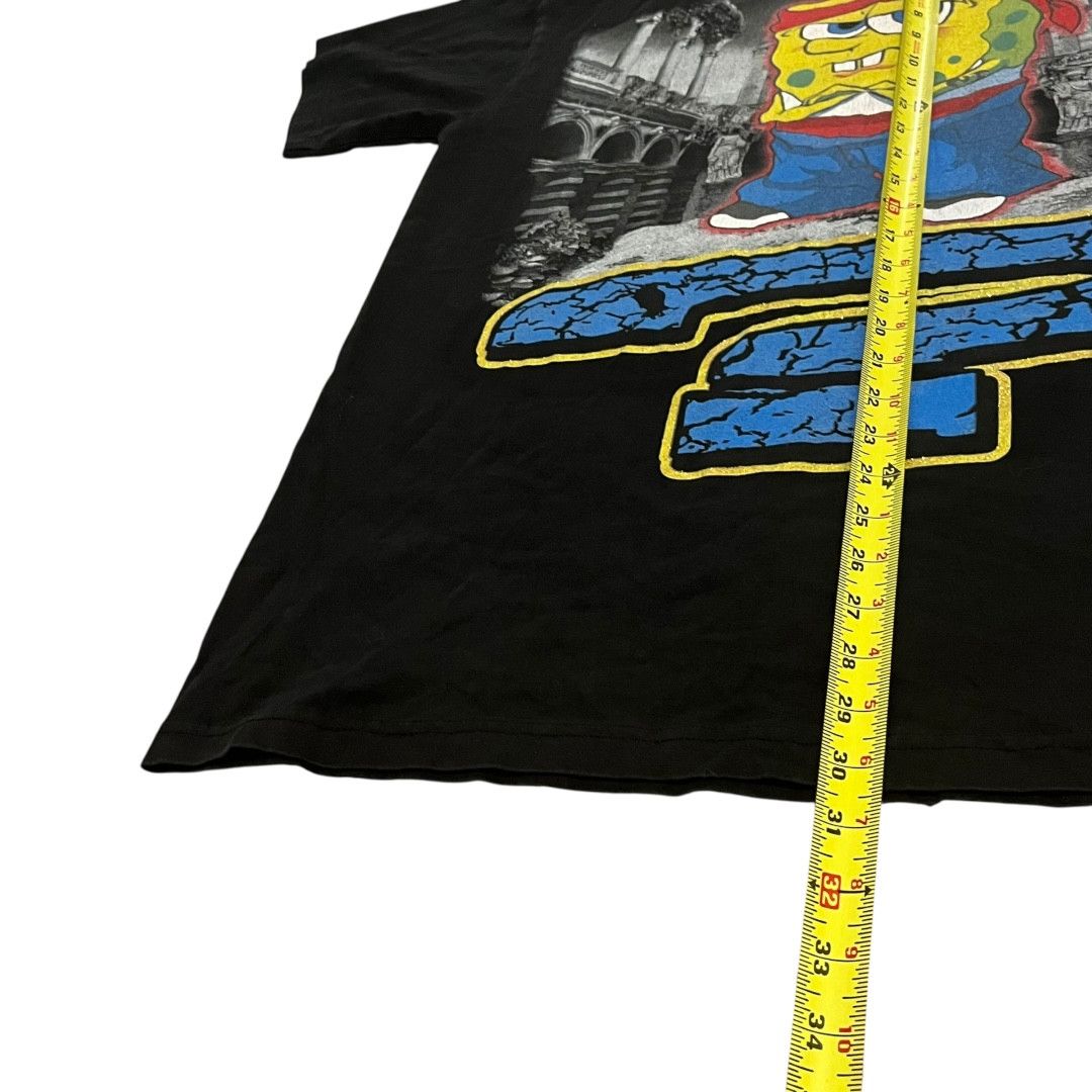 Vintage VINTAGE Y2K Gangster SpongeBob T Shirt 2XL Size US XXL / EU 58 / 5 - 2 Thumbnail