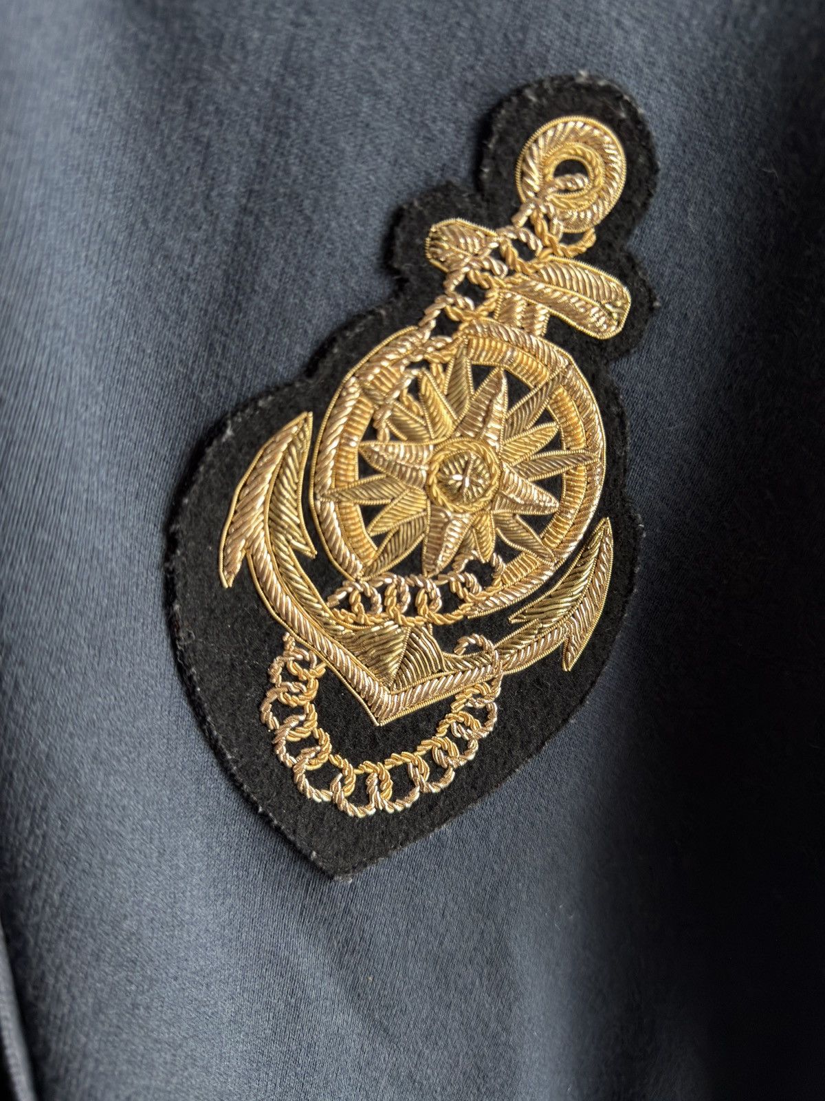 Balmain SS10 Balmain Crest Navy Double Side Zip Size US M / EU 48-50 / 2 - 3 Thumbnail