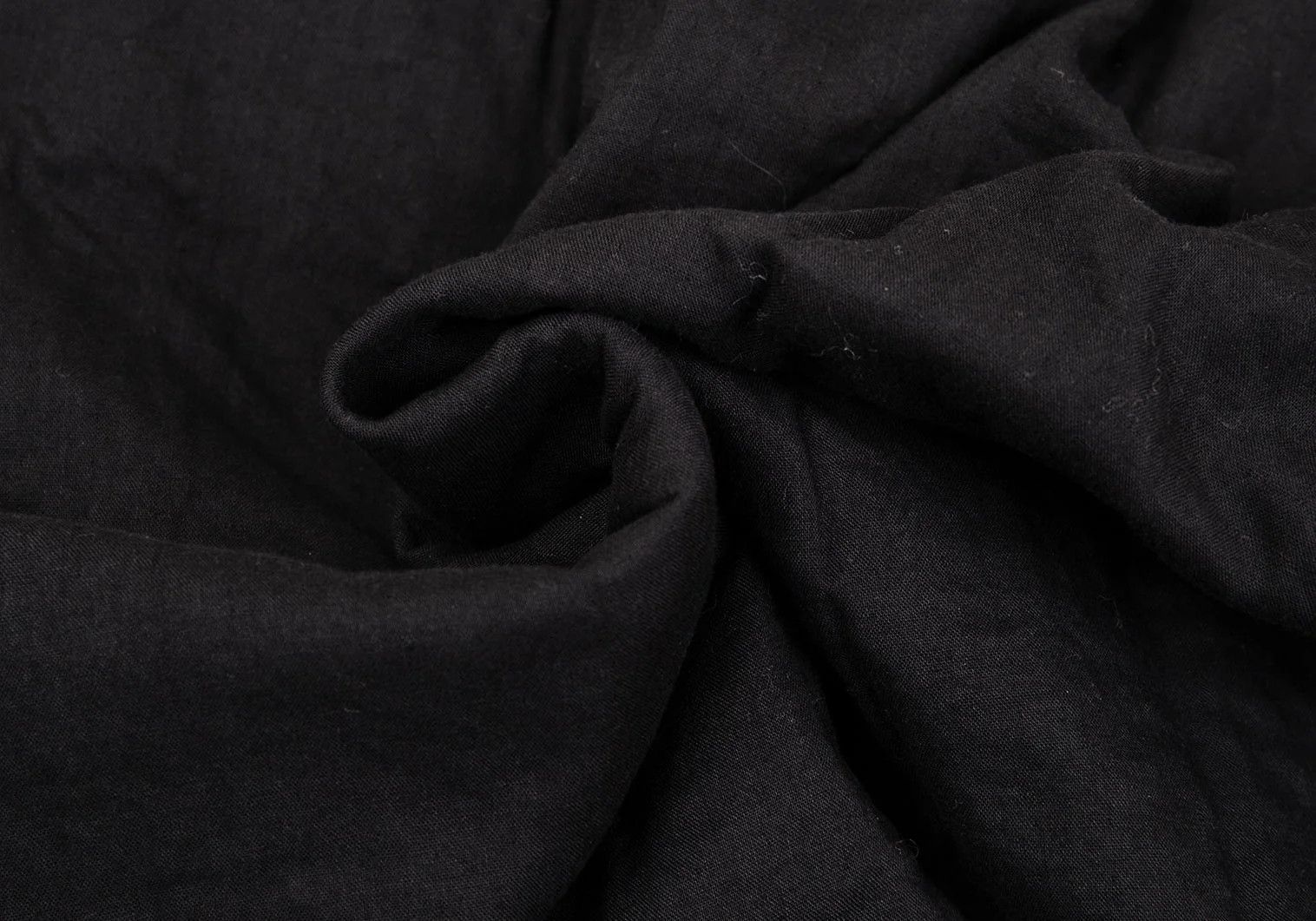Issey Miyake High-Neck Cotton Gauze Shirt in Black, Size L Size US L / EU 52-54 / 3 - 14 Thumbnail