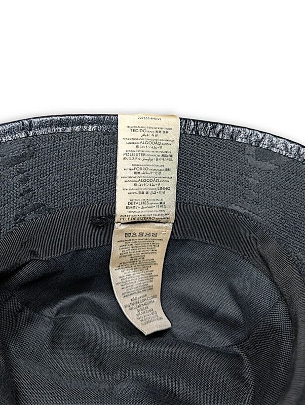 Gucci Black Gucci Jumbo GG Canvas Bucket Hat | Size XL Size ONE SIZE - 8 Thumbnail
