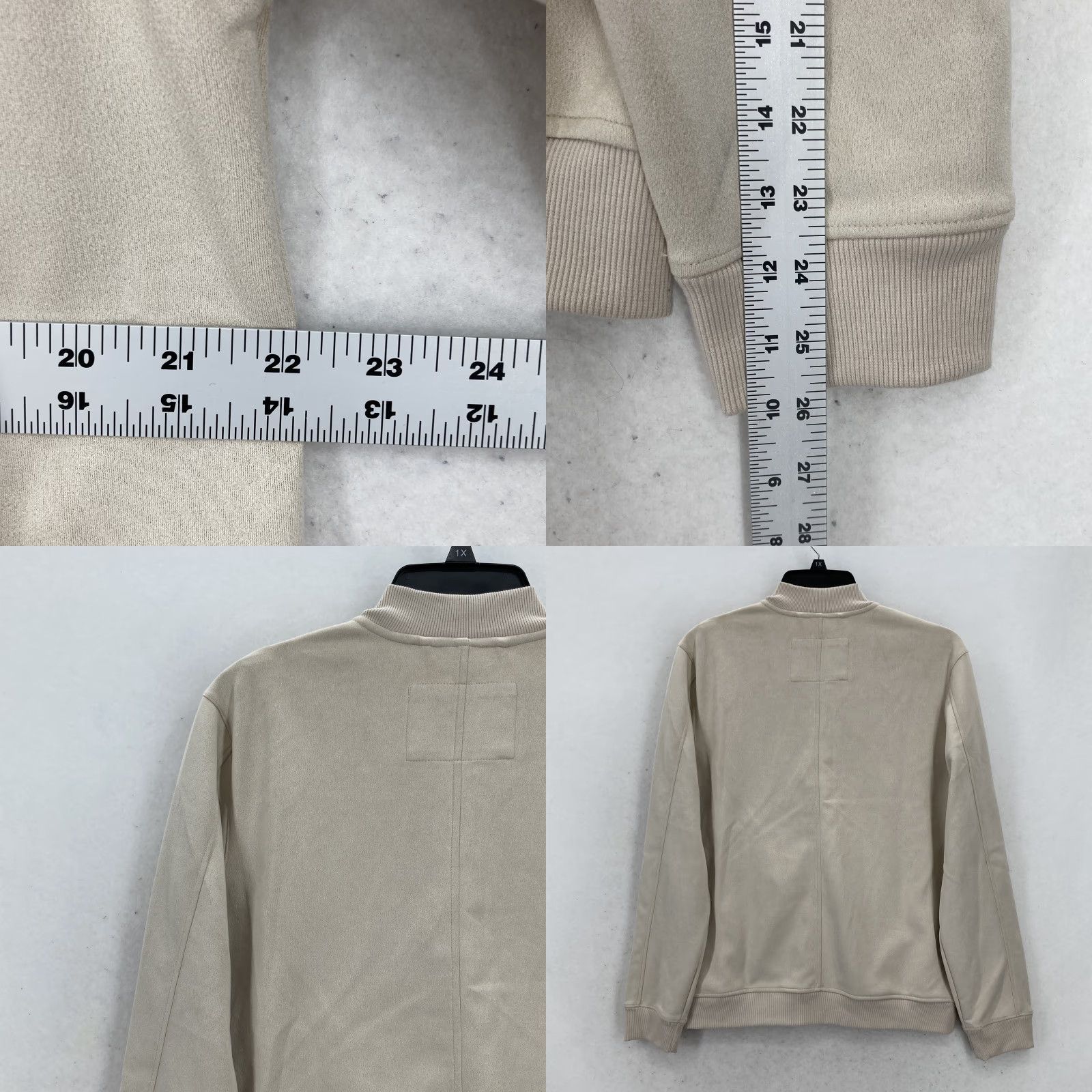 Ben Sherman Ben Sherman Jacket Mens M Beige Sueded Full Zip Bomber Casual Travel Size US M / EU 48-50 / 2 - 8 Thumbnail