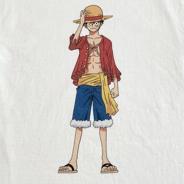 Bape BAPE × One Piece Luffy T-shirt a bathing ape Size US S / EU 44-46 / 1 - 2 Thumbnail
