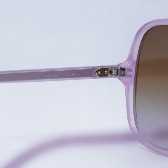 Celine 🕶️ New Celine CL40244U 78F Sunglasses - Shiny Opal Lilac Size ONE SIZE - 8 Thumbnail