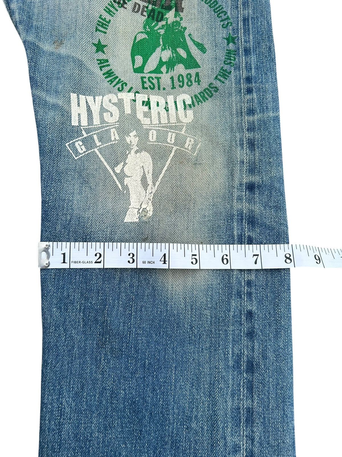 Hysteric Glamour Hysteric Glamour Selvedge studded Distressed Denim Jeans ☠️🎌 Size US 32 / EU 48 - 21 Thumbnail