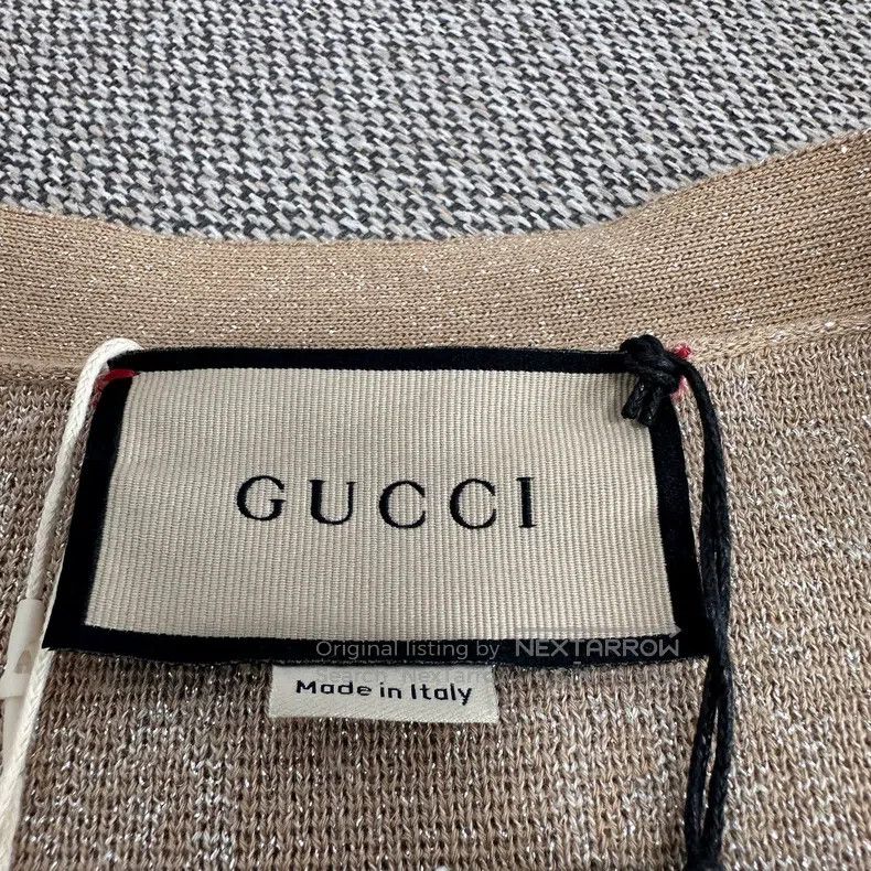 Gucci Gucci Gold and silver silk jacquard double G long-sleeved Size S / US 4 / IT 40 - 3 Thumbnail