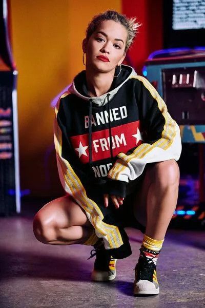 Adidas Vintage Adidas Rita Ora Banned From Normal Sweatshirt Hoodie AY7143 Grailed