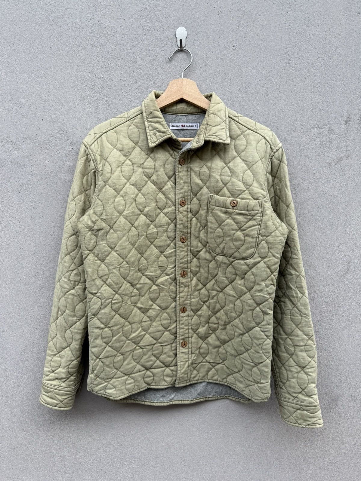 Japanese Brand × Vintage Vintage JapaneseModem Quilted/Blanked Nice Streetwear Design Size US M / EU 48-50 / 2 - 1 Thumbnail