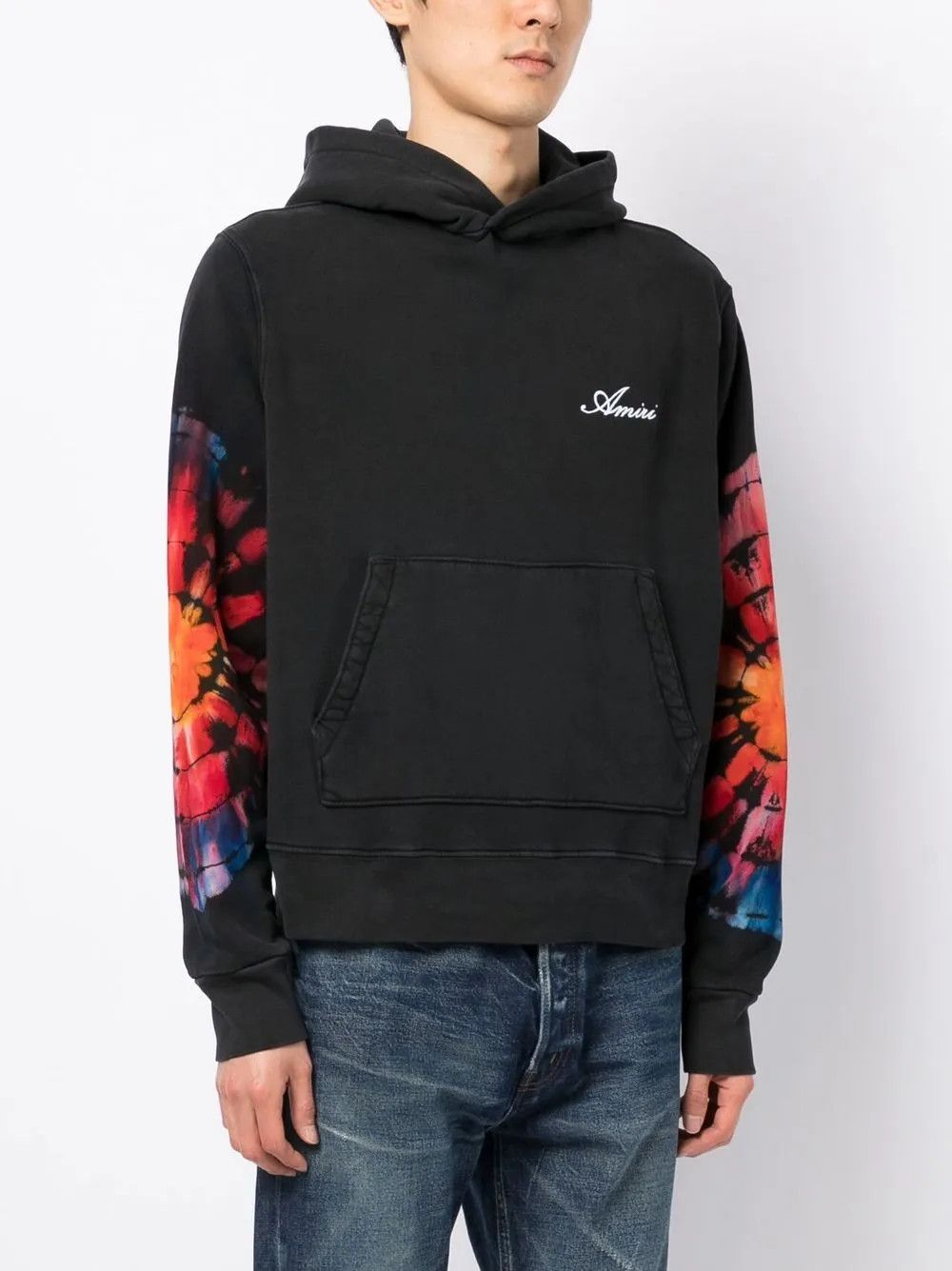 Amiri o1y0525 Logo Hoodie in Black Size US M / EU 48-50 / 2 - 3 Thumbnail
