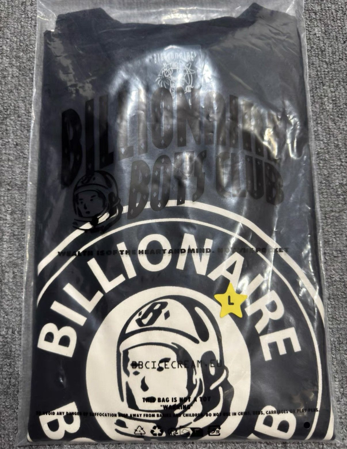 Billionaire Boys Club Flocked Short Sleeve T-Shirt Black Billionaire Boys Club Size US L / EU 52-54 / 3 - 5 Thumbnail