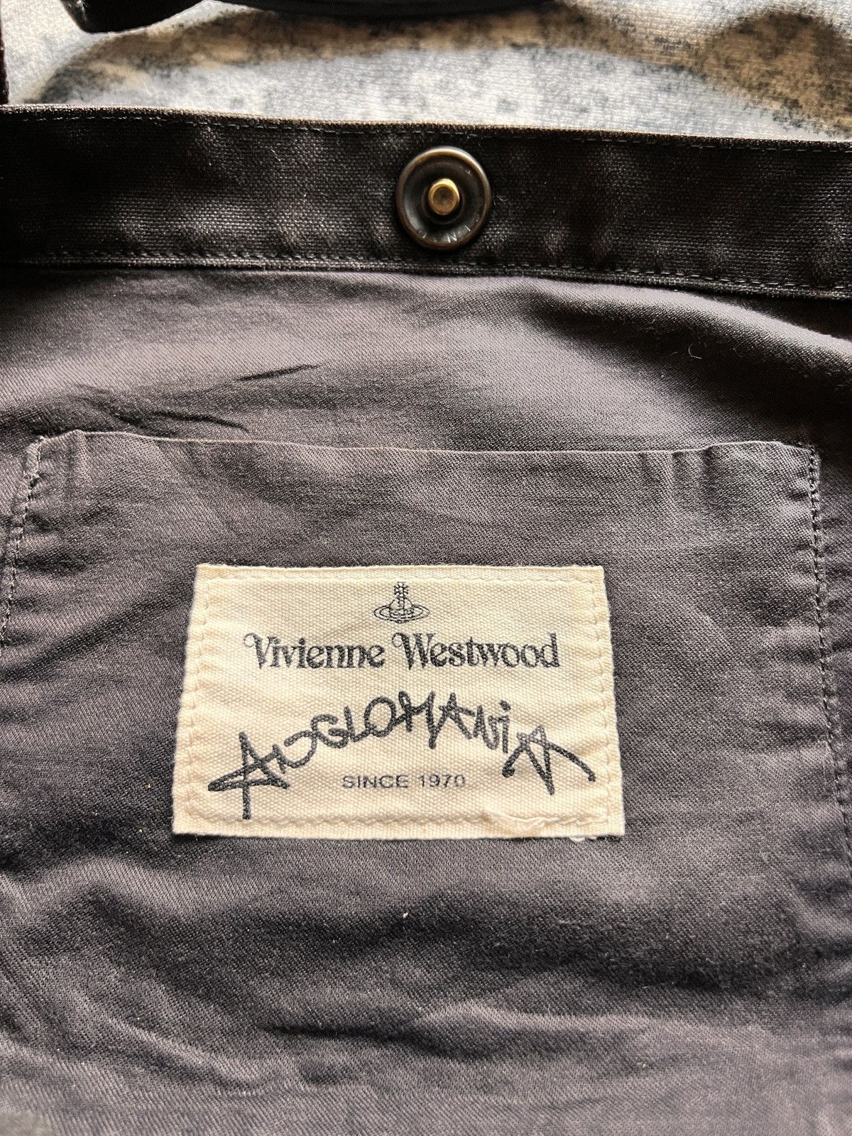 Vivienne Westwood Vivienne Westwood Anglomania Embroidery Logo Canvas Bag Size ONE SIZE - 6 Thumbnail