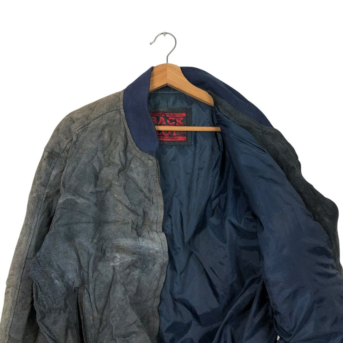 Japanese Brand 🔥VINTAGE LEATHER JACKET BOMBER BACK LOT ISSEY MIYAKE Size US L / EU 52-54 / 3 - 14 Thumbnail