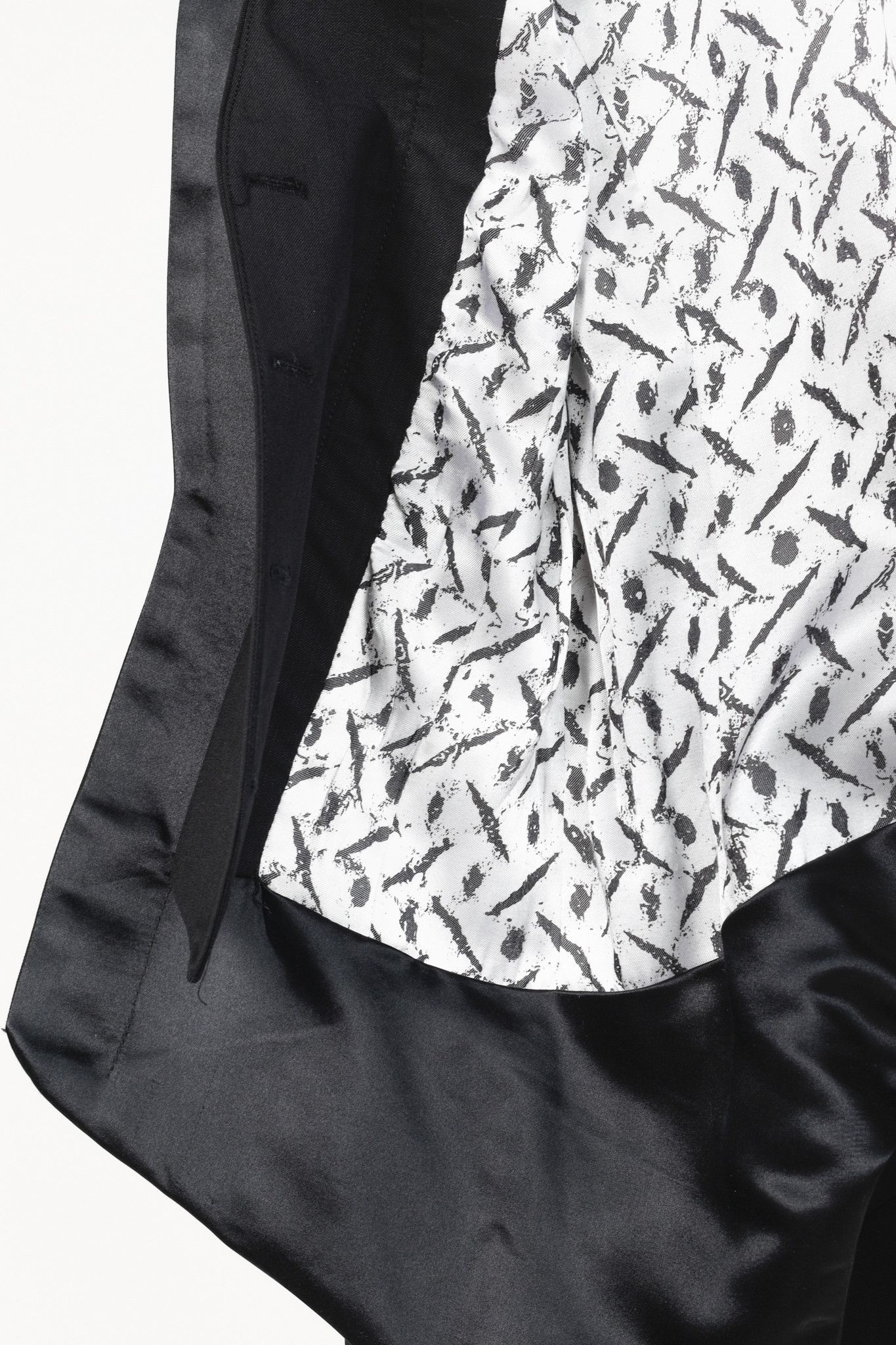 L.A.M.B. L.A.M.B. Vintage Black Wool and Satin Waistcoat Jacket Size S / US 4 / IT 40 - 9 Thumbnail