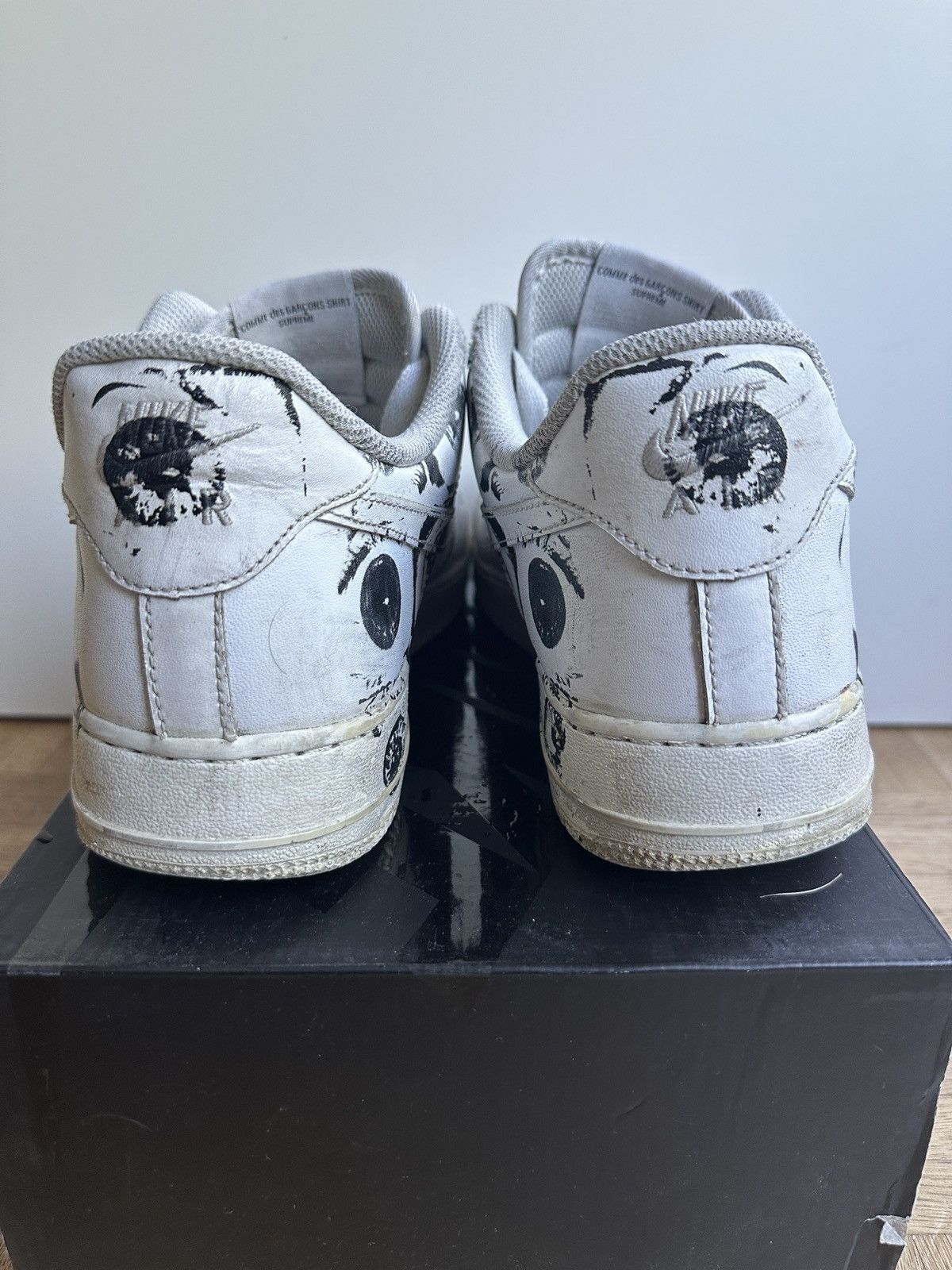 Nike × Supreme Nike Air Force 1 Supreme x Comme des Garçons “Eyes” Size US 10 / EU 43 - 7 Thumbnail