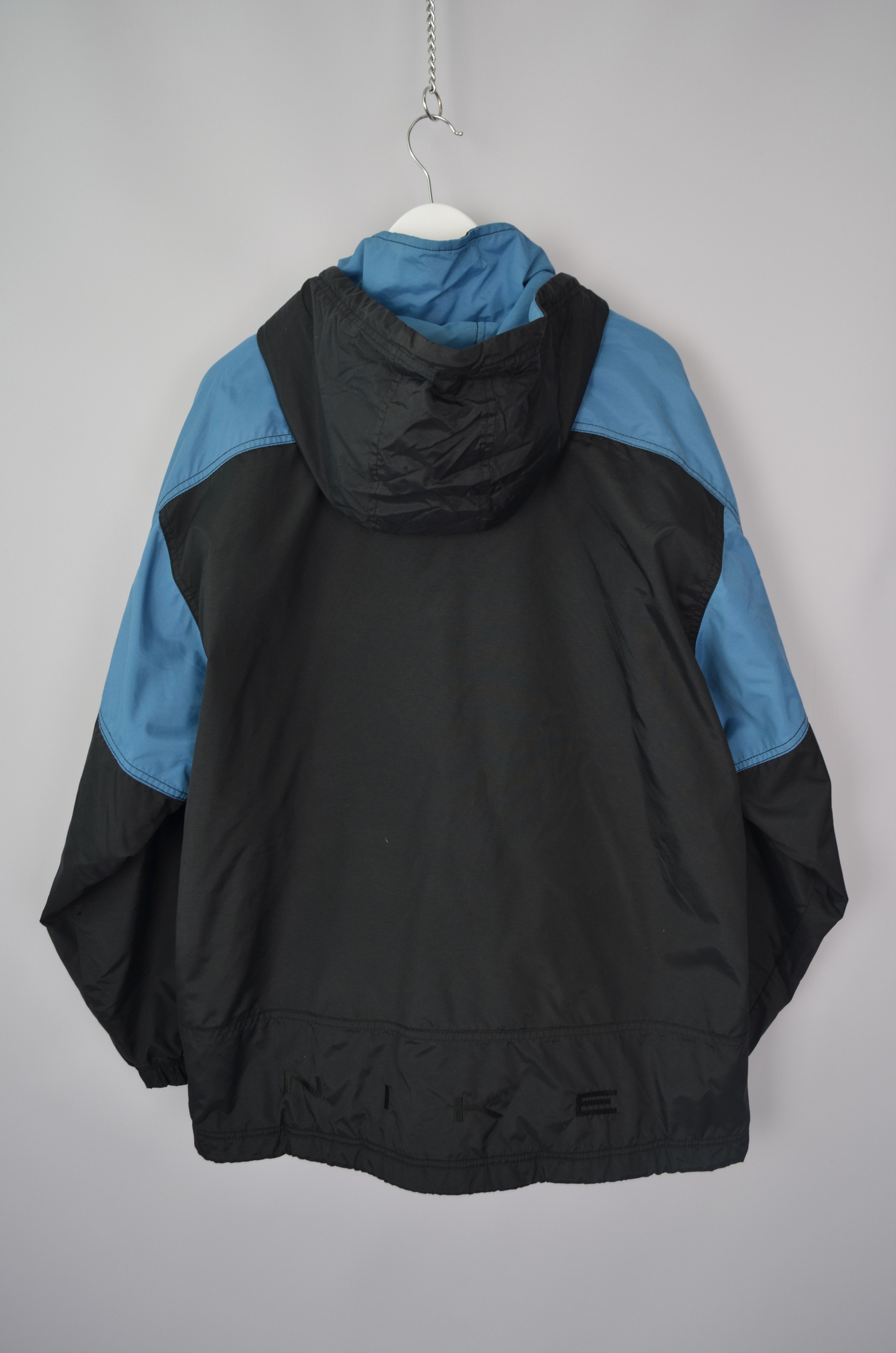 Nike × Vintage 90s Vintage Nike 1/4 Zip Embroided Logo Nylon Anorak Jacket Size US M / EU 48-50 / 2 - 11 Thumbnail