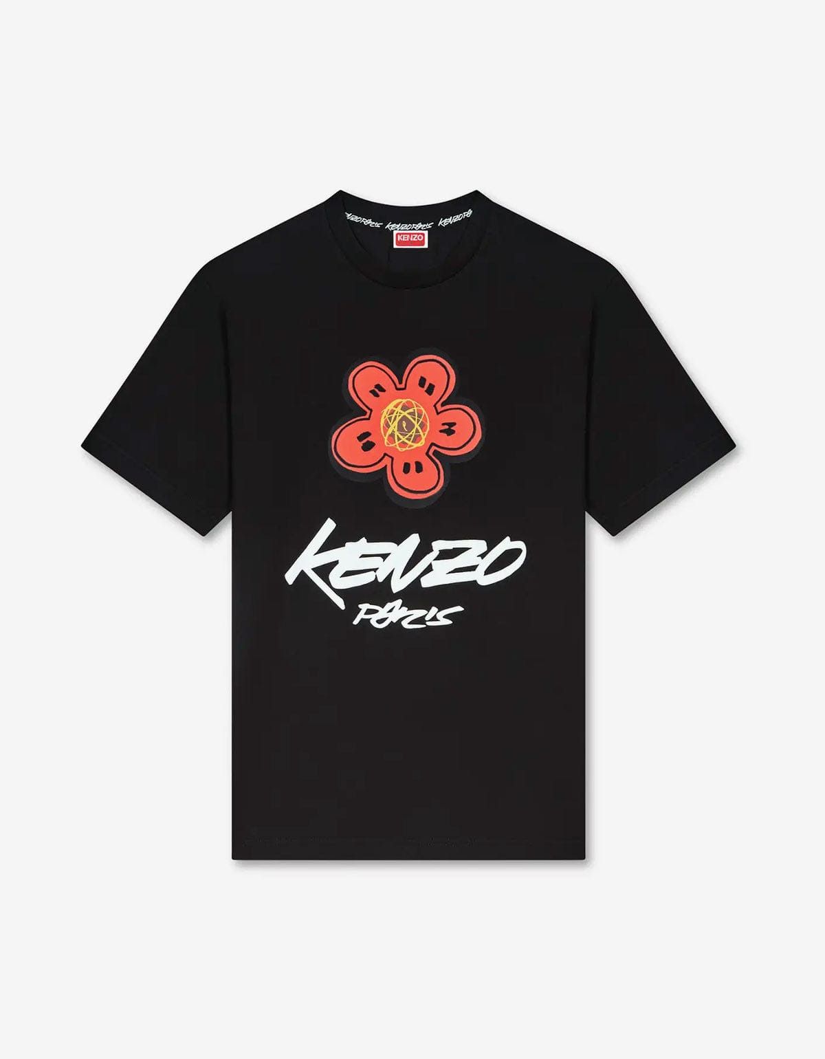 Kenzo Kenzo x Futura 2000 Black Boke Flower Logo T-Shirt Size US S / EU 44-46 / 1 - 1 Thumbnail