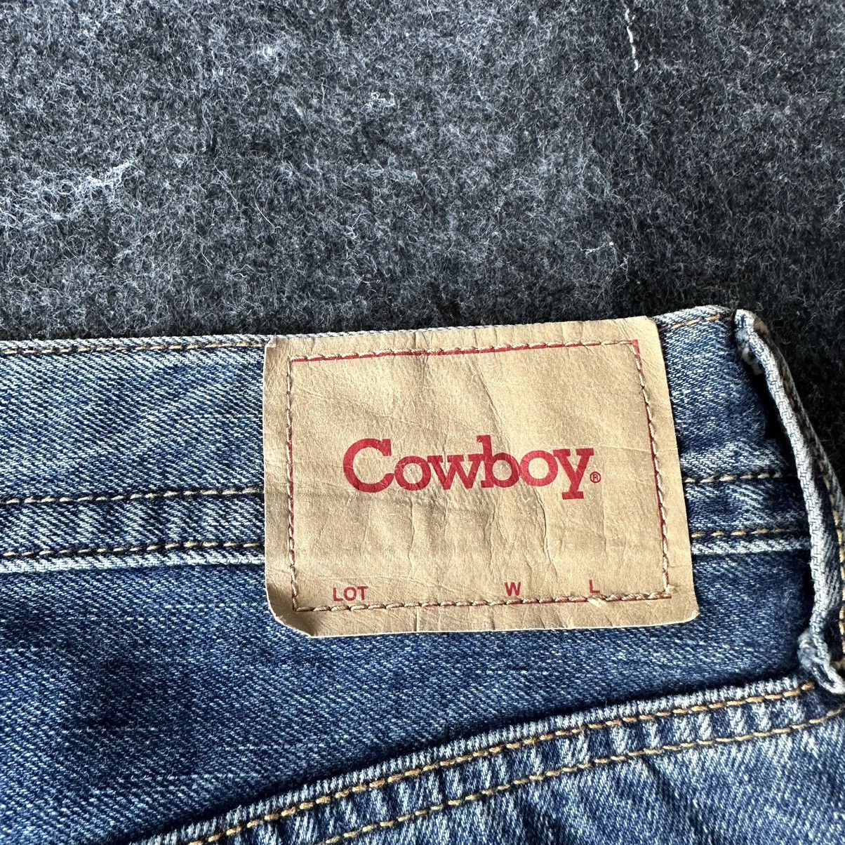 American Apparel 90s Rare Cowboy Regular Blue Washed Denim Size 36 D699 Size US 36 / EU 52 - 5 Thumbnail