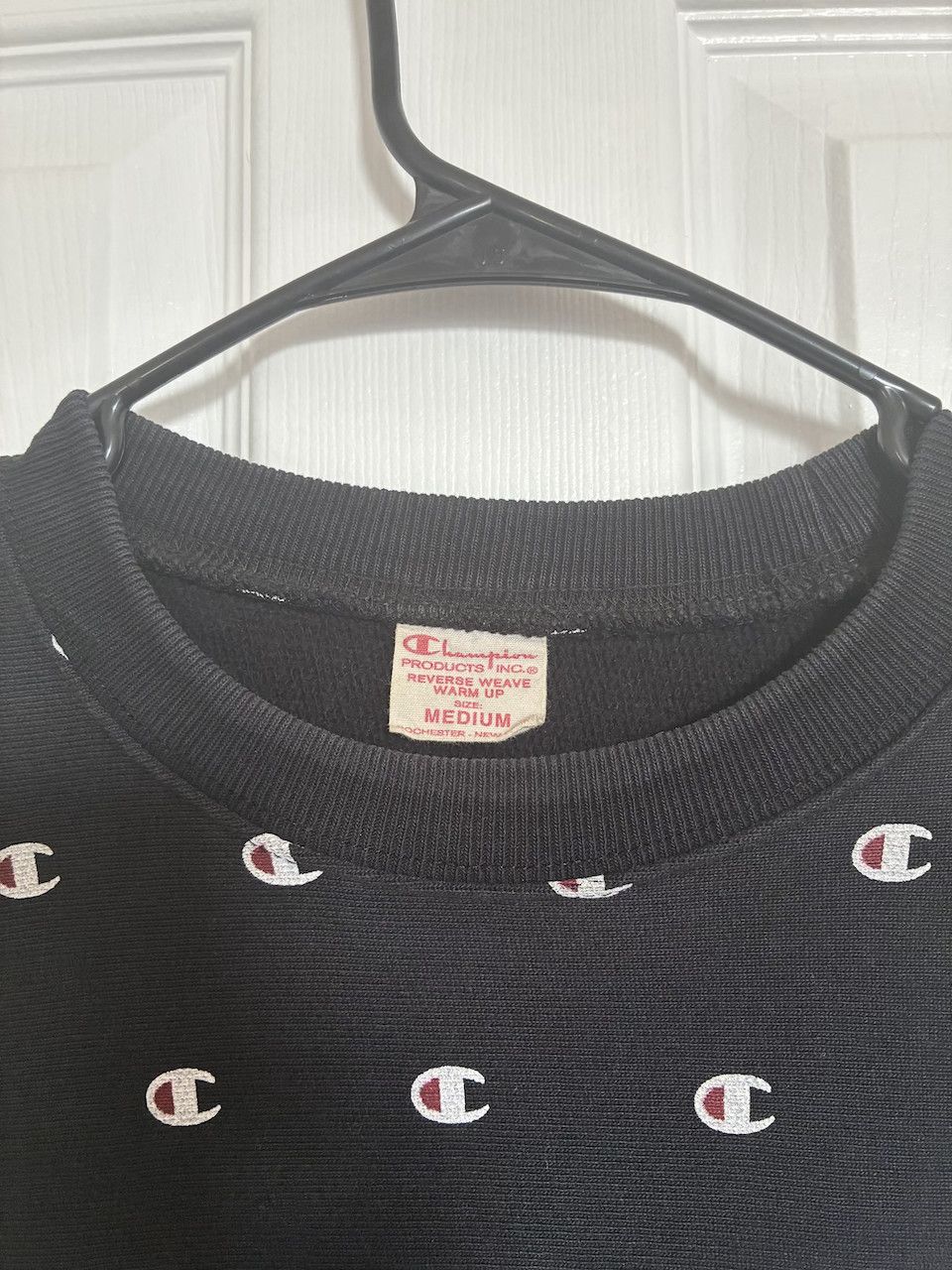 Champion Vintage Champion Reverse Weave Warm Up Sweatshirt (Black) M Size US M / EU 48-50 / 2 - 6 Thumbnail