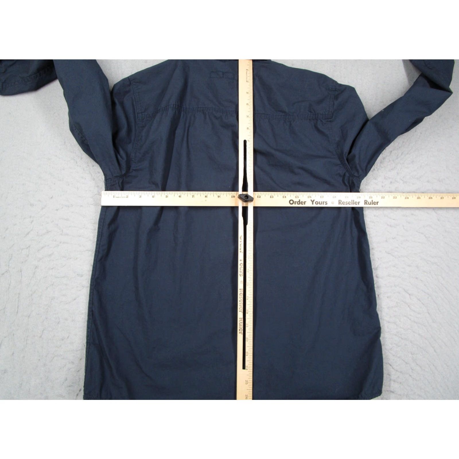 Vintage TRIPLE FIVE SOUL Shirt Mens Large Navy Utility Button-Up Long Sleeve with Epaulets and Pockets Size US L / EU 52-54 / 3 - 6 Thumbnail