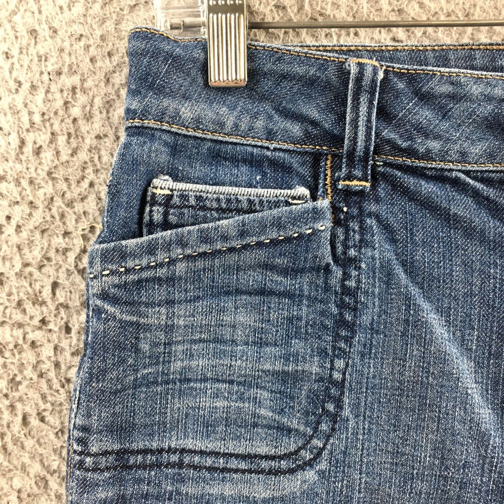 American Eagle Outfitters American Eagle Outfitters Skimmer Shorts Womens 4R Blue Denim Cotton Blend Size 27" / US 4 / IT 40 - 3 Thumbnail