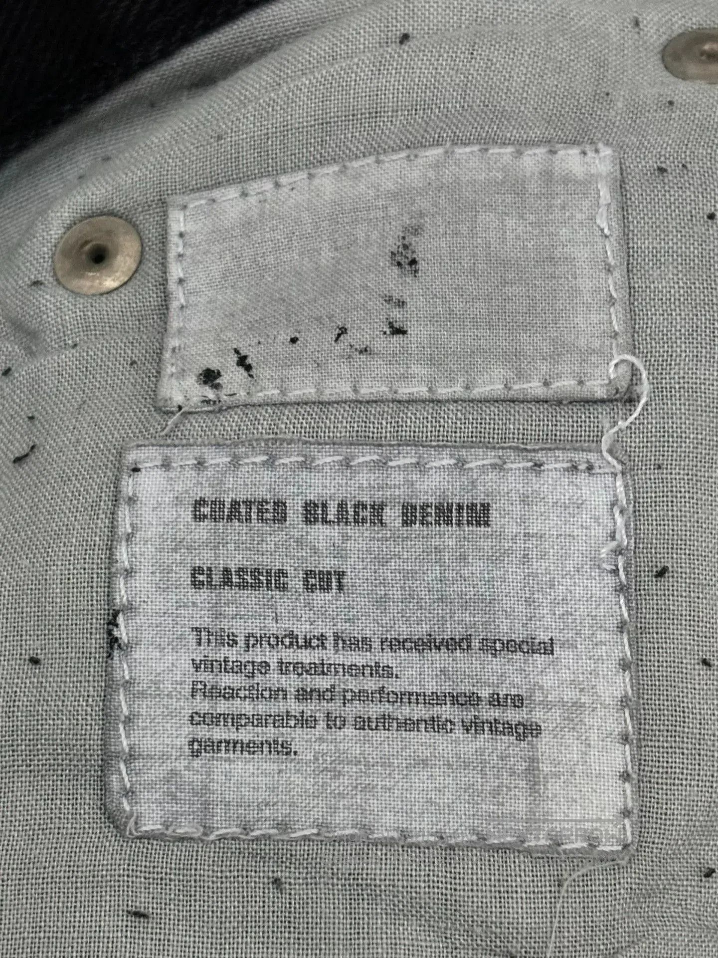 Helmut Lang helmut lang aw1998 waxed denim pants. Size US 31 - 7 Thumbnail