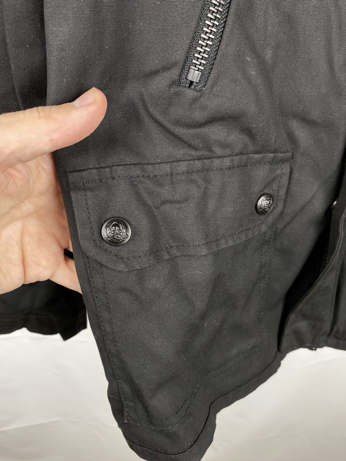 The Kooples The Kooples Waxed Cotton Jacket Men size 46 XS Size US S / EU 44-46 / 1 - 8 Thumbnail