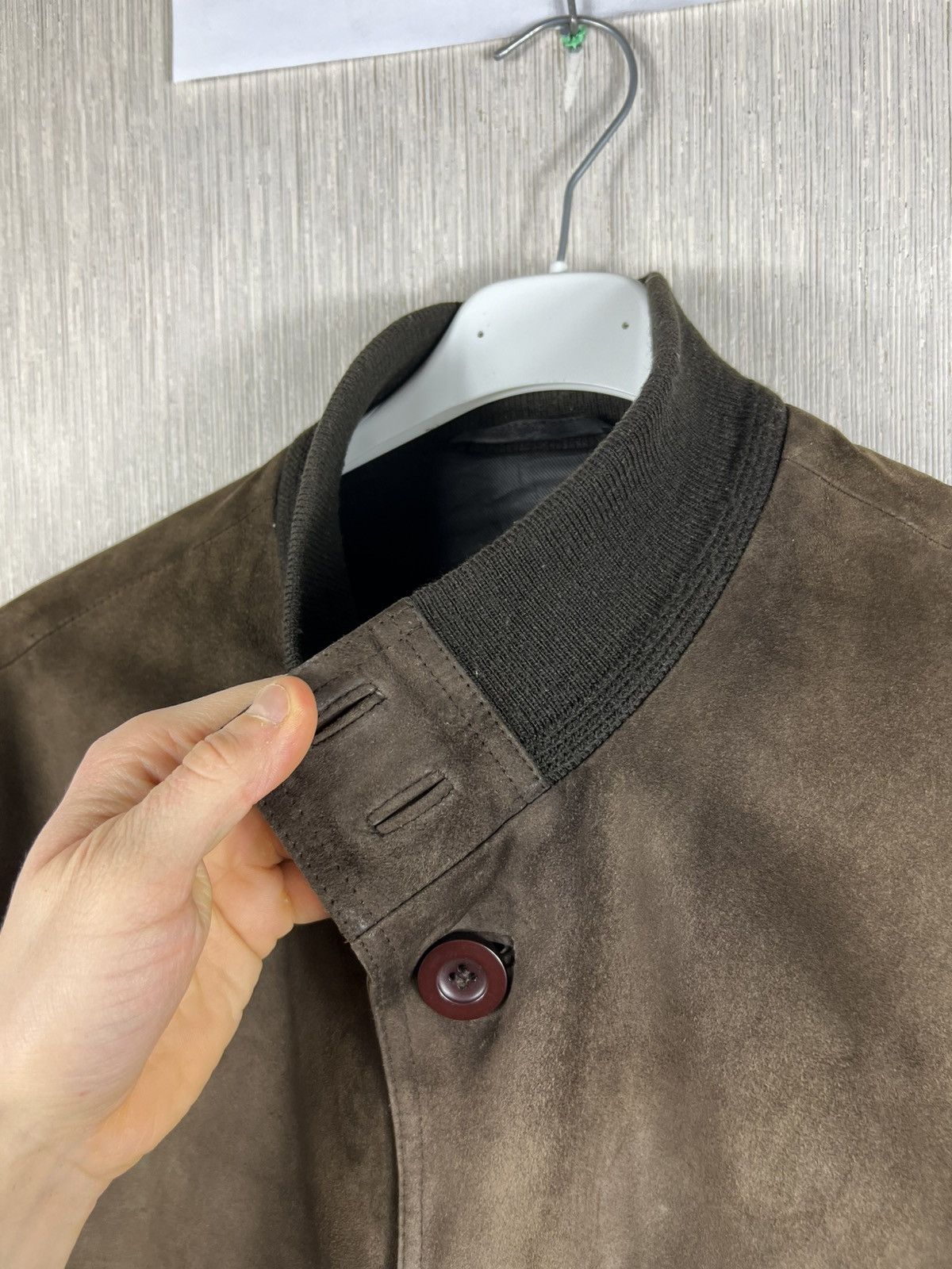 Vintage Vintage 90s Corbalan suede leather bomber aviator jacket Size US L / EU 52-54 / 3 - 12 Thumbnail
