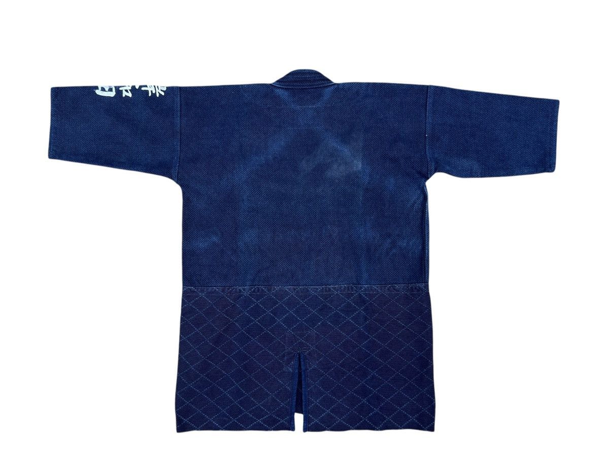 Indigo Vintage Faded Indigo Sashiko Kendo Jacket Size 3 Size US L / EU 52-54 / 3 - 13 Thumbnail