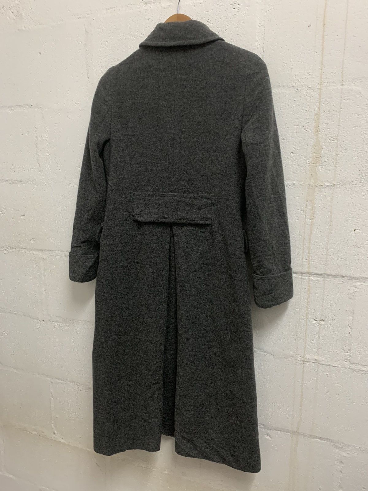 Japanese Brand Vintage Ined by Yohji Yamamoto Wool Long Jacket Size S / US 4 / IT 40 - 6 Thumbnail