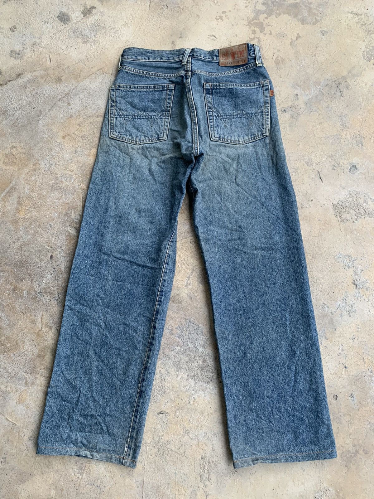 Edwin × Vintage Edwin 505X Selvedge distressed denim Size US 29 - 2 Thumbnail