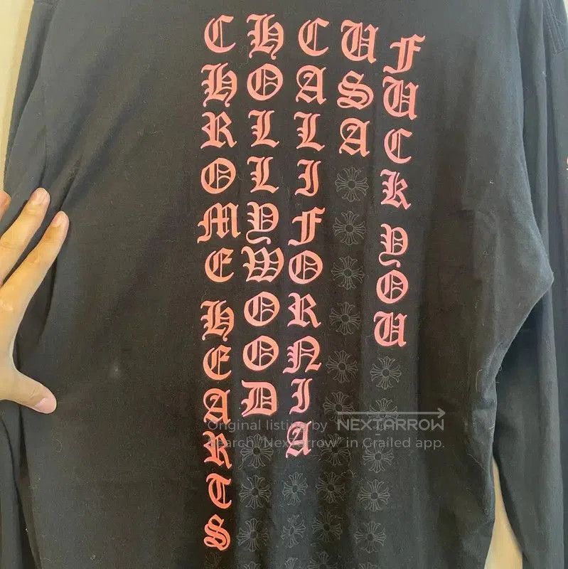Chrome Hearts Chrome Hearts Black Long Sleeve Hoodie . Size US L / EU 52-54 / 3 - 6 Thumbnail