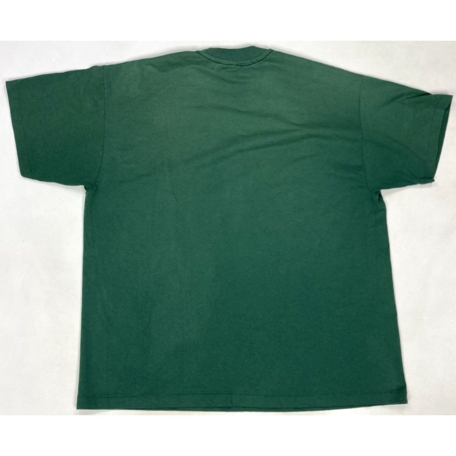 Hanes VINTAGE NVUS Graphic T-shirt Men XL Green USA 90s Single Stitch Size US XL / EU 56 / 4 - 6 Thumbnail