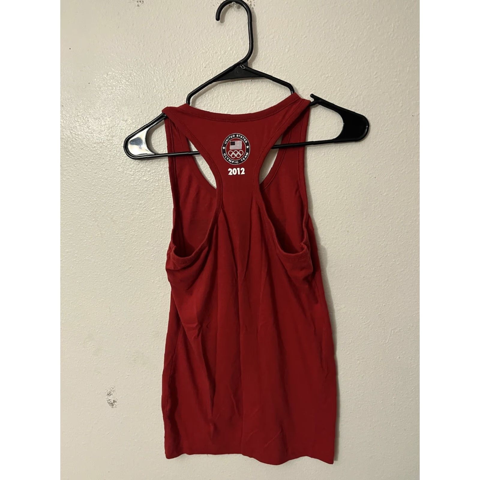 Nike VINTAGE Nike T-Shirt Women's Medium Red Sleeveless Activewear 2012 USA Olympic Team Racerback Size M / US 6-8 / IT 42-44 - 2 Thumbnail