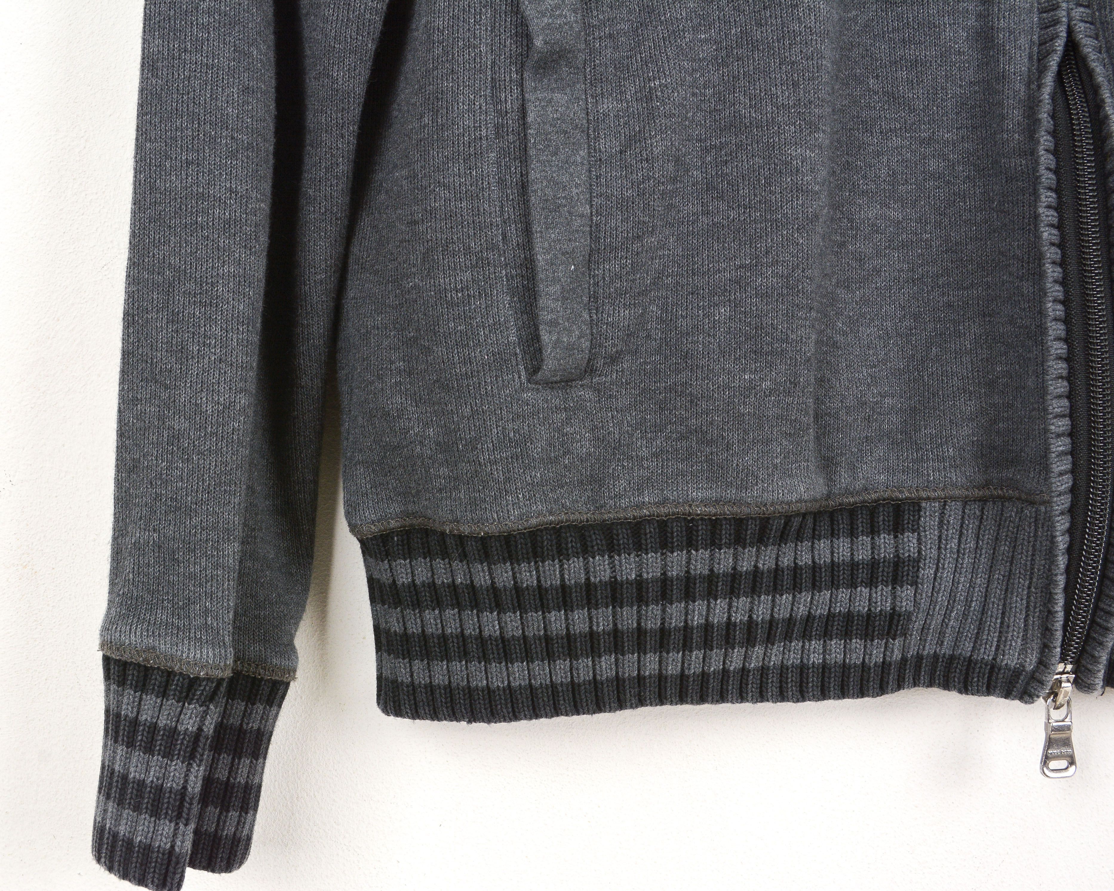 Hugo × Hugo Boss Mens M Jumper Full Zip Sweater Jacket Cotton Sweatshirt Grey Size US M / EU 48-50 / 2 - 3 Thumbnail