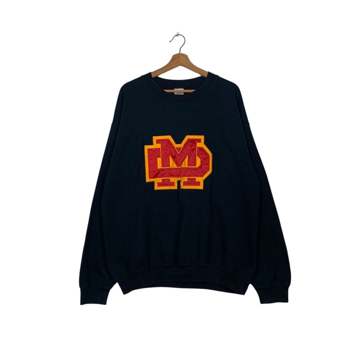 Gildan MATER DEI Big Logo Crewneck Sweatshirt #1713-C76 Size US L / EU 52-54 / 3 - 1 Thumbnail