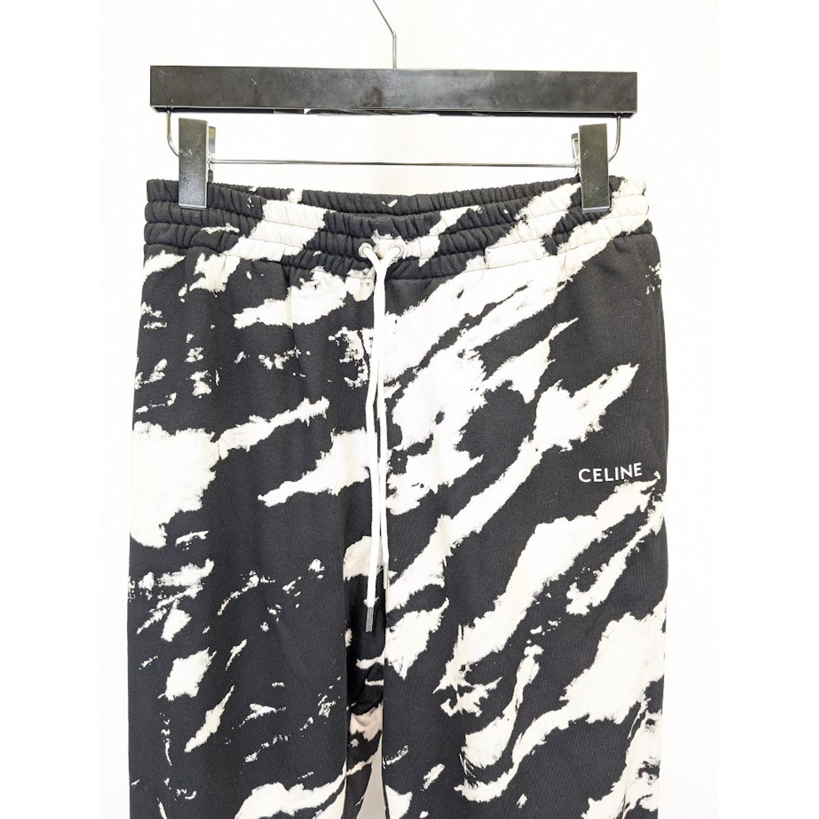 Celine o1rshd1 Jogging Tie Dye in Black / White Size US 34 / EU 50 - 3 Thumbnail