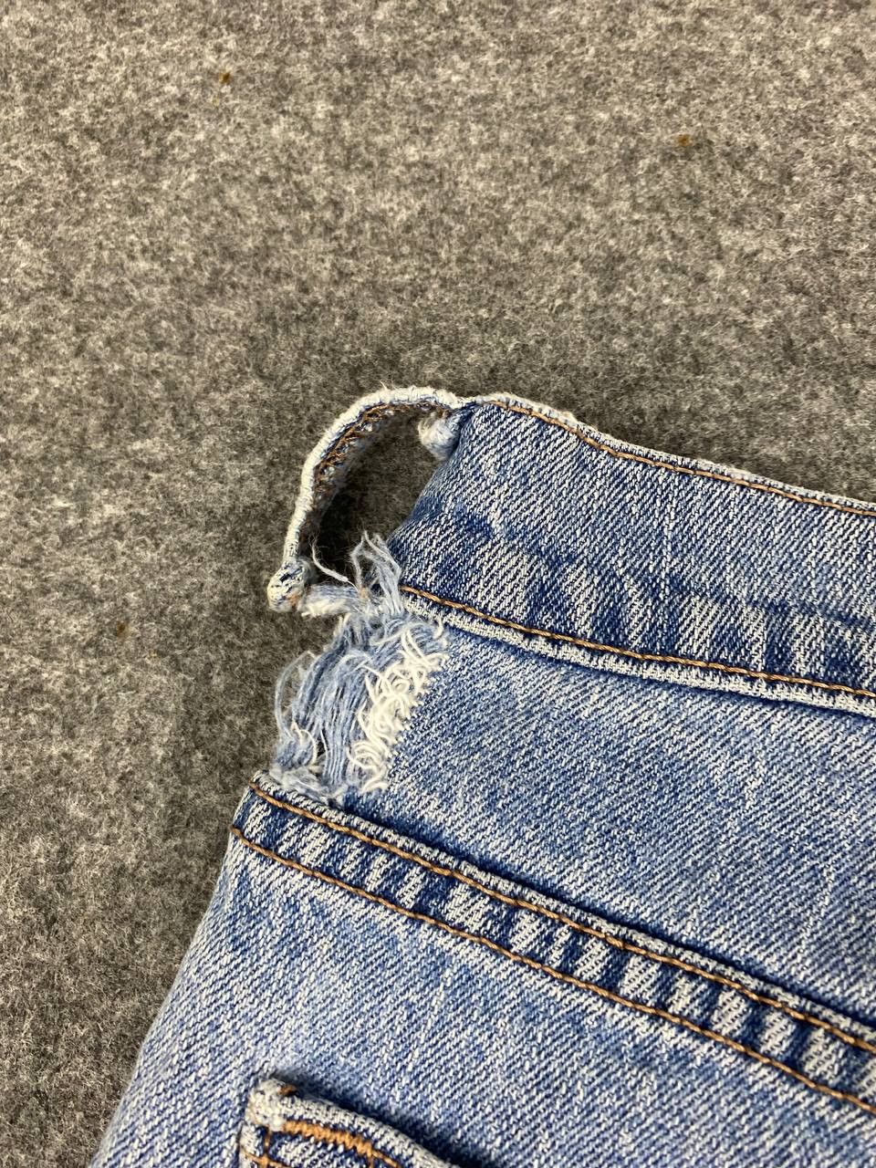 Levi's vintage levis 515 bootcut flare distressed denim Size 33" - 6 Thumbnail