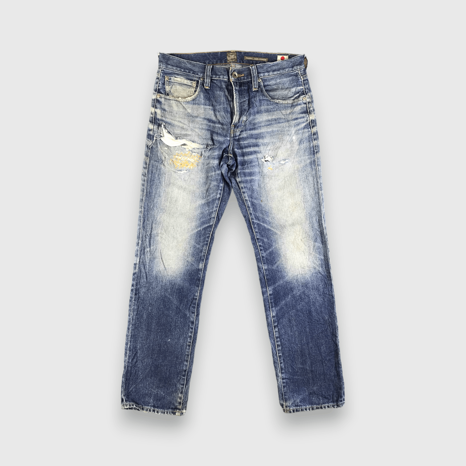 Kaihara Denim Vintage Back Number Kaihara Denim Jeans-J3741 Size US 34 / EU 50 - 1 Thumbnail