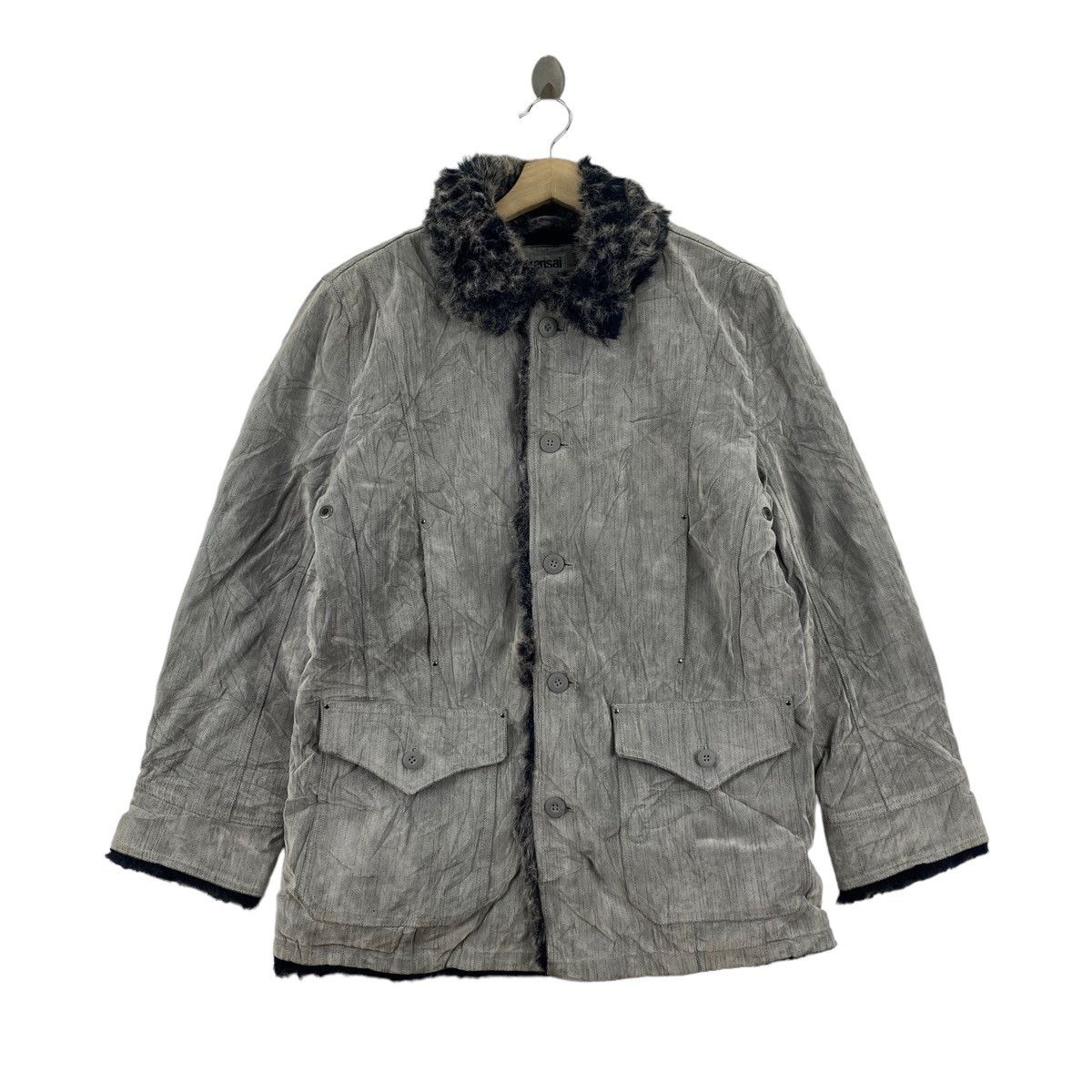 Japanese Brand KANSAI By KANSAI YAMAMOTO Japan Brand Fur Inside Button Up Size US L / EU 52-54 / 3 - 1 Thumbnail