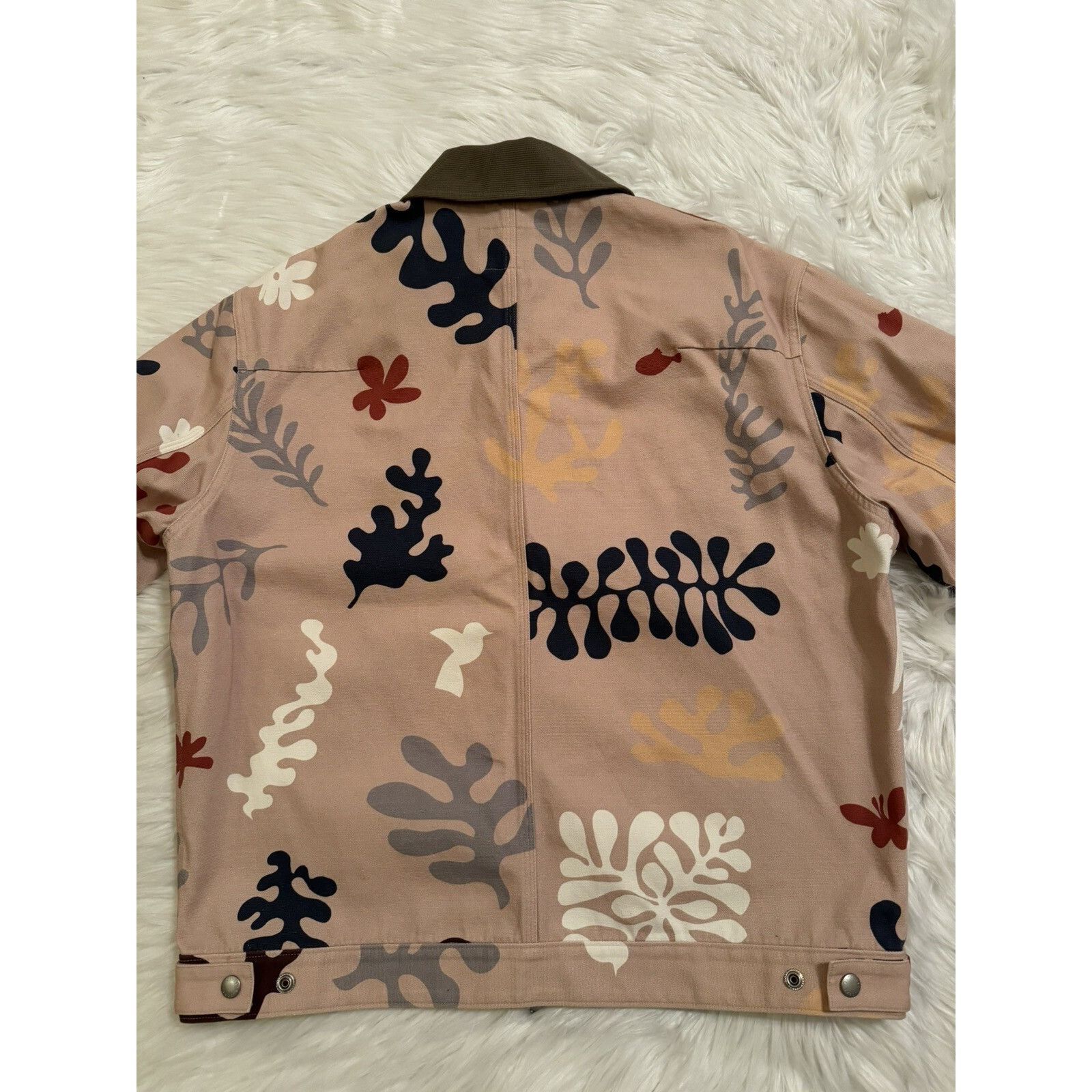 Aime Leon Dore Aime Leon Dore Cutout Workwear Jacket Full Zip Tan Medium Size US M / EU 48-50 / 2 - 5 Thumbnail