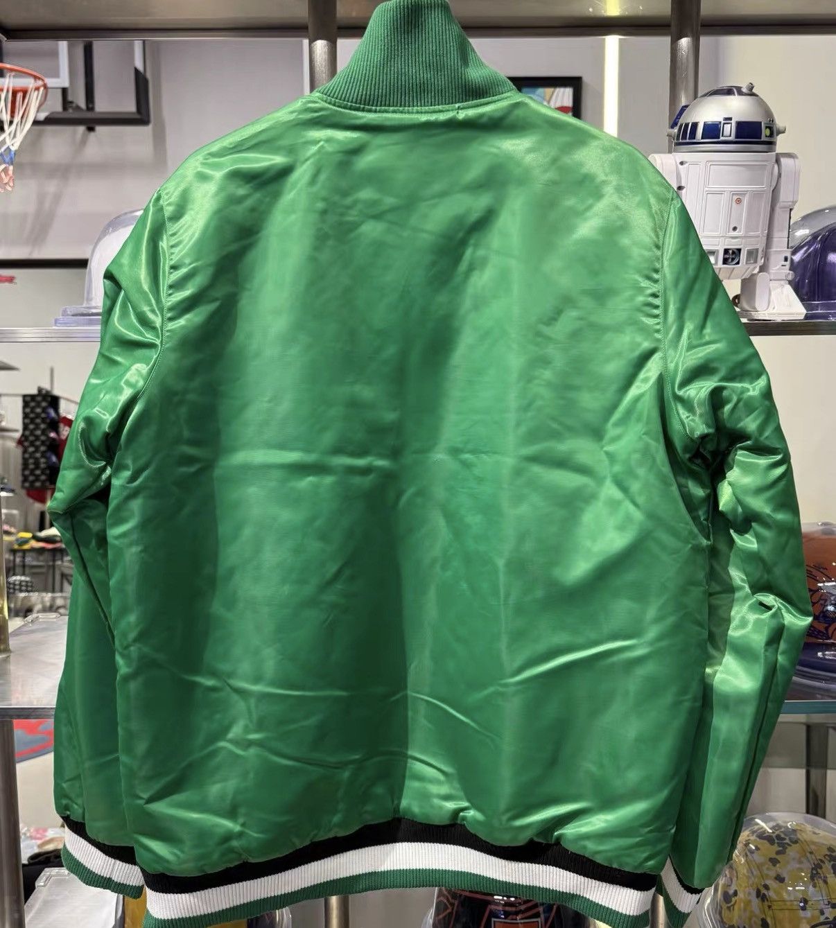 Starter STARTER x NBA Boston Celtics Satin Baseball Jacket J32 Size US M / EU 48-50 / 2 - 2 Thumbnail