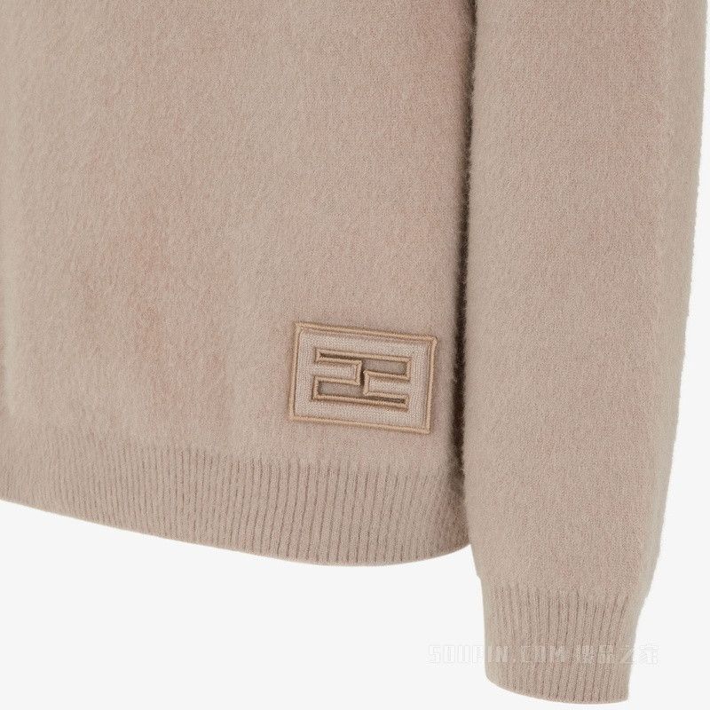 o1loc1c0124 Pullover in Beige