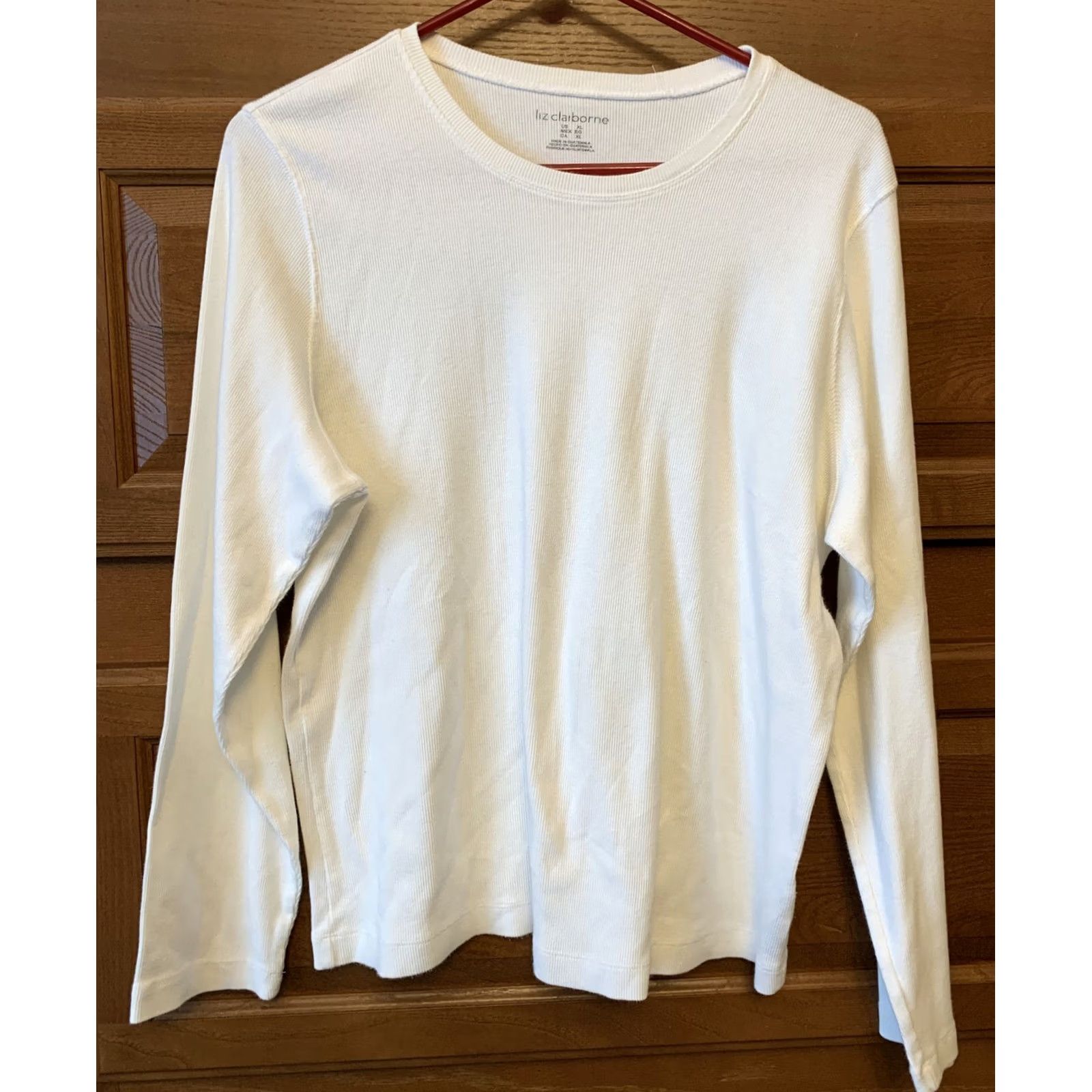 Liz Claiborne Liz Claiborne shirt womens XL white black LOT OF 2 St. John's Bay basics 1408 Size XL / US 12-14 / IT 48-50 - 7 Thumbnail