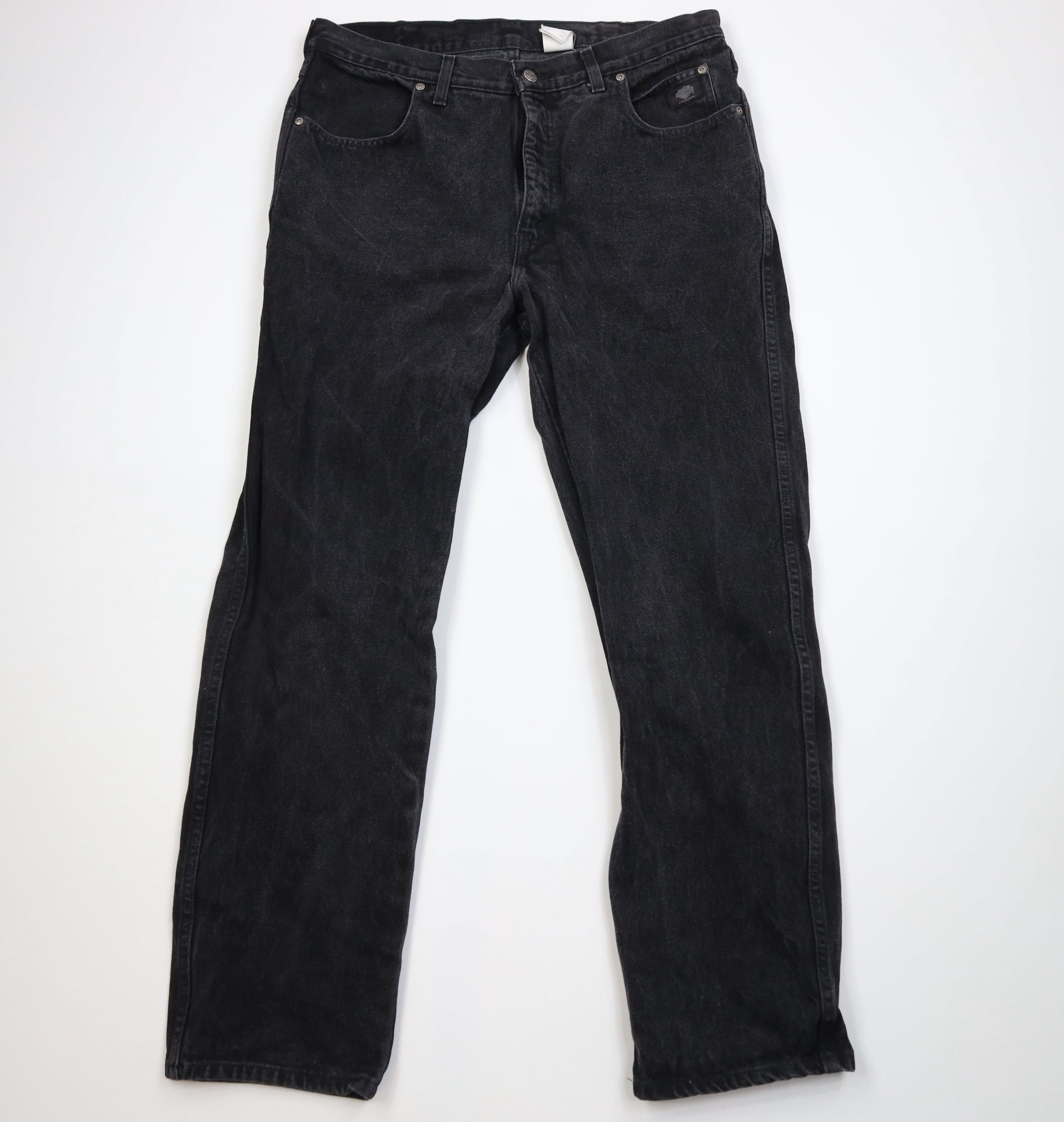 Harley Davidson Vintage Y2K 2003 Harley Davidson Motorcycle Denim Jeans Size US 38 / EU 54 - 1 Thumbnail