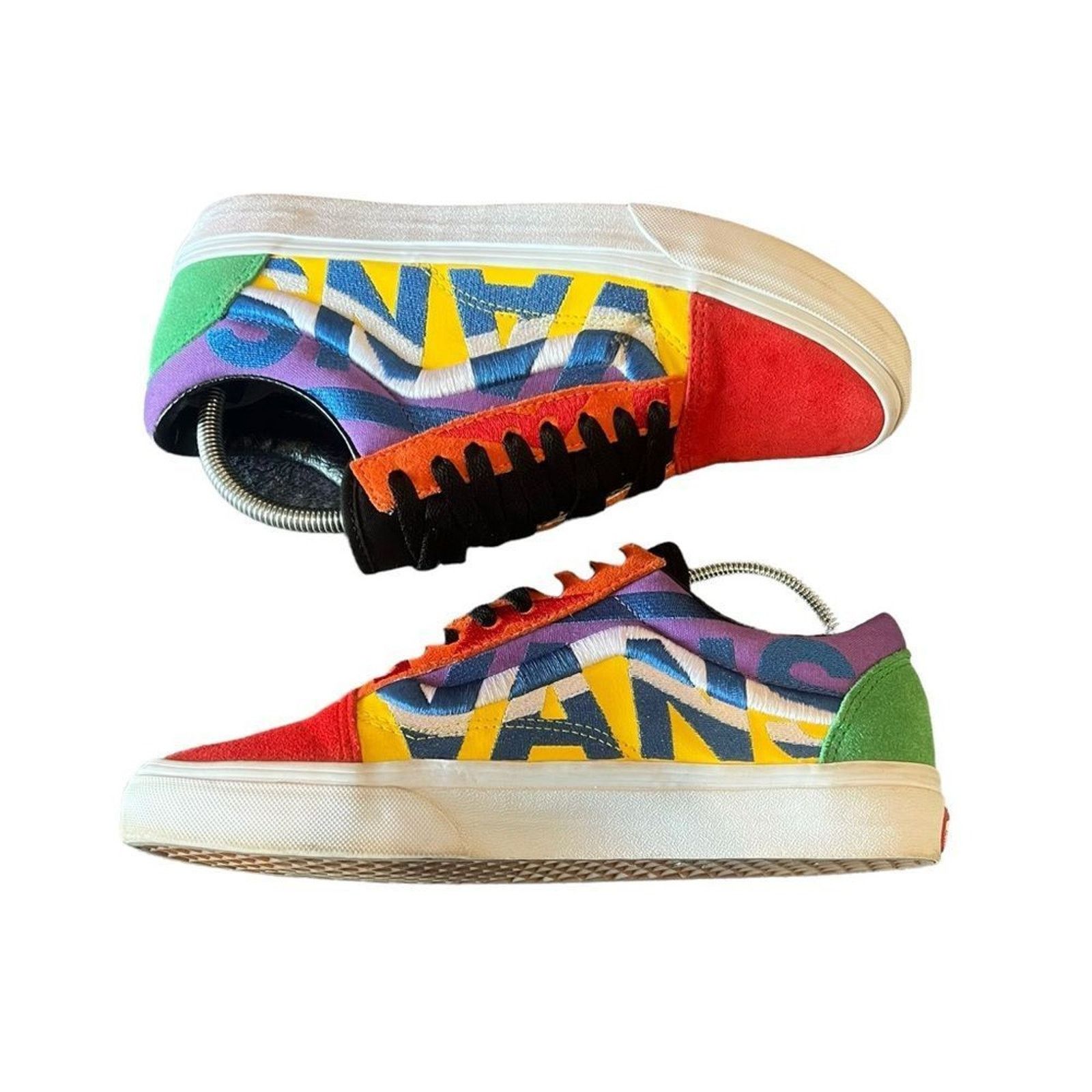 Vans Vans Old Skool Statement Skate Shoes Multicolor Low Top Size US 8.5 / EU 41-42 - 3 Thumbnail