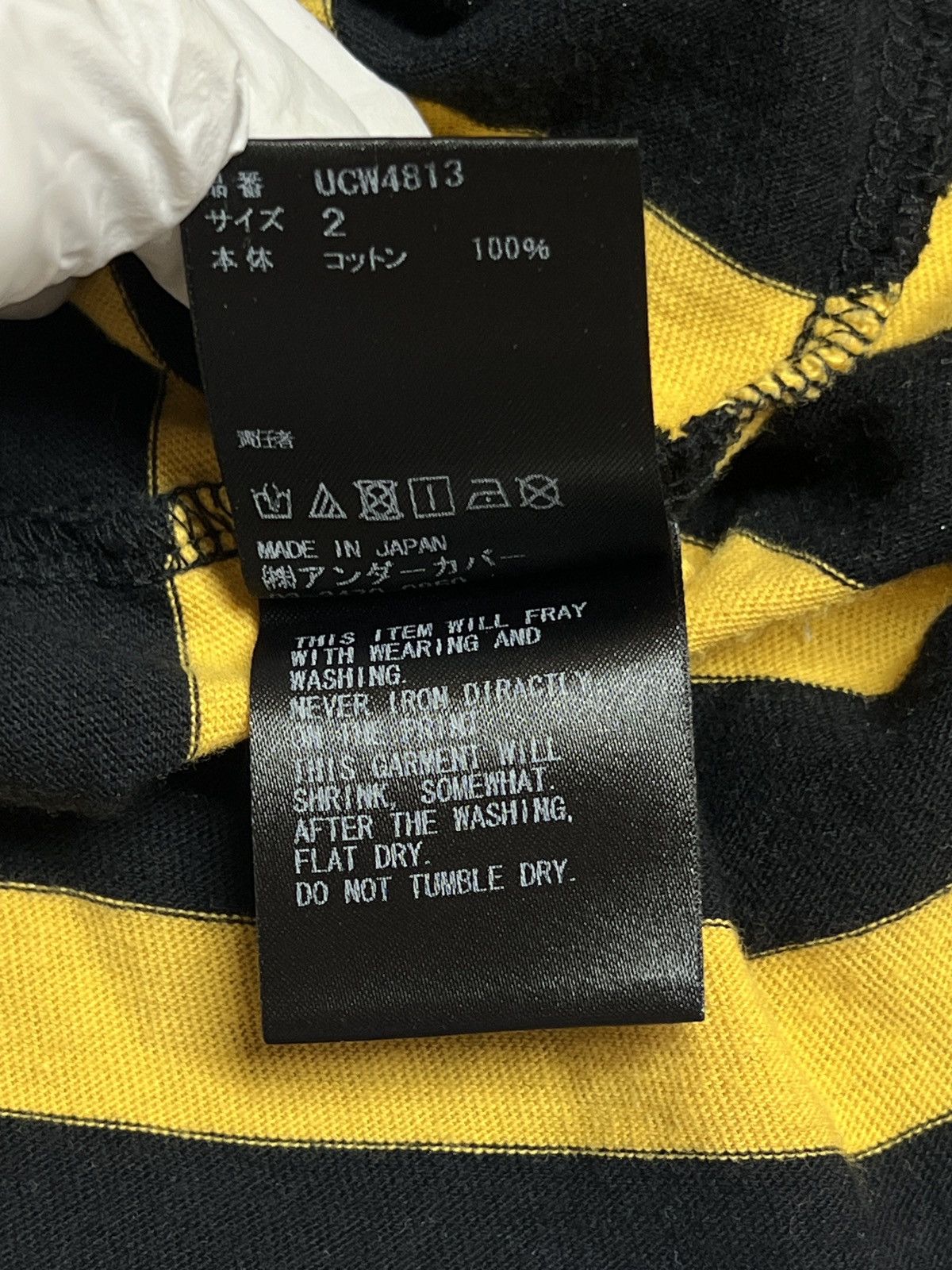 Undercover Jun takhashi Black and yellow long sleeve Size US M / EU 48-50 / 2 - 7 Thumbnail