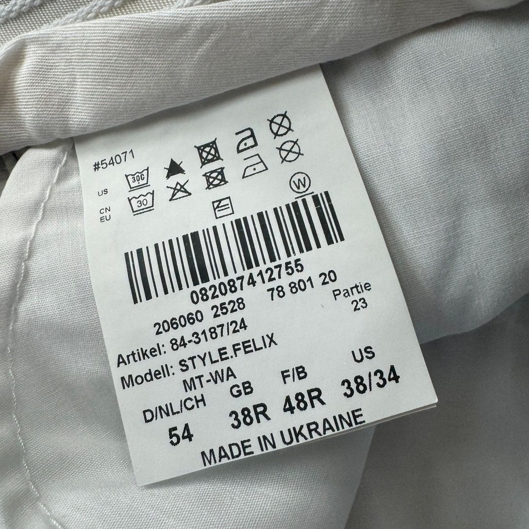 BRAX Brax Feel Good Felix Men's Plaid Stretch Cotton Chino Pants Size US 38 / EU 54 - 5 Thumbnail