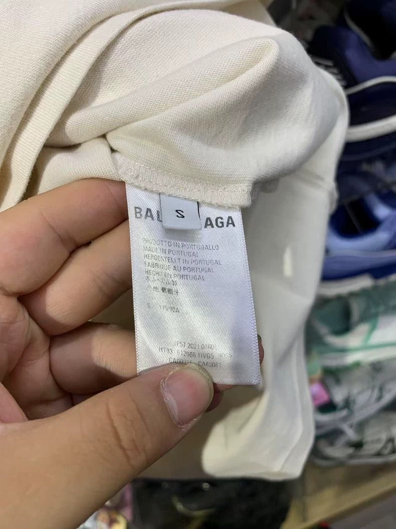 Balenciaga Balenciaga Logo Short Sleeve TShirt-2506 Size US S / EU 44-46 / 1 - 5 Thumbnail