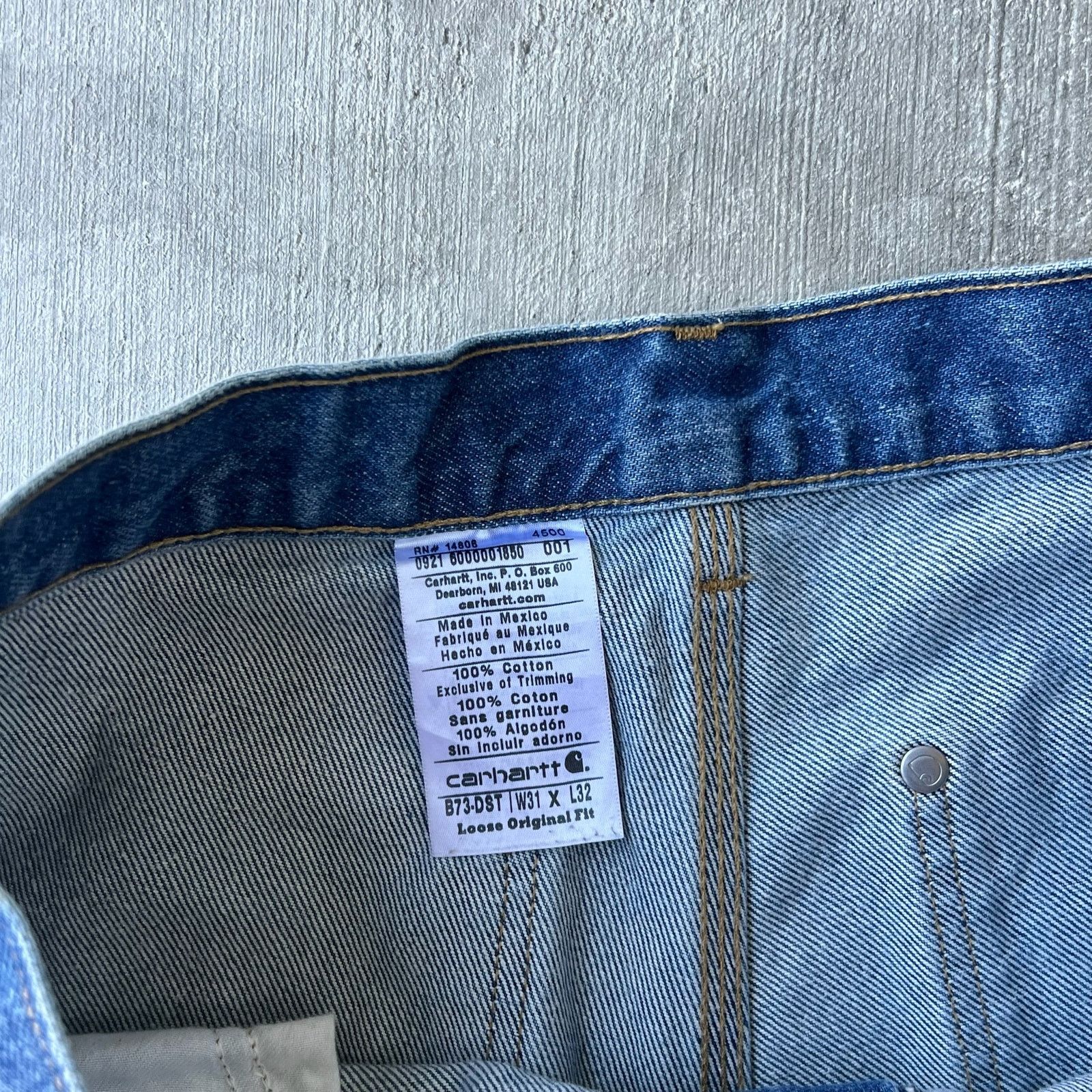 Carhartt × Vintage Carhartt denim blue jean double knee work carpenter pants Size US 30 / EU 46 - 7 Thumbnail